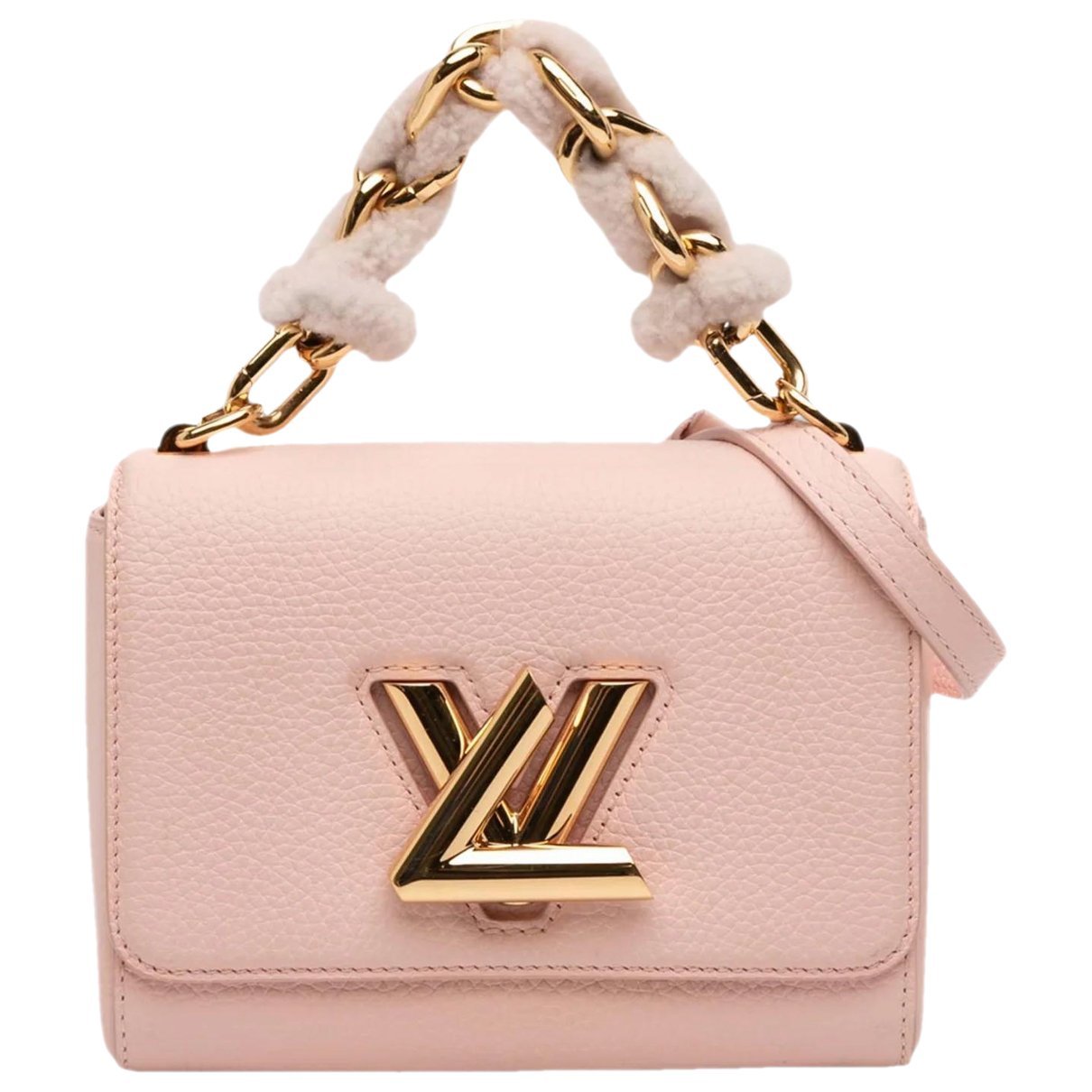 Twist leather satchel