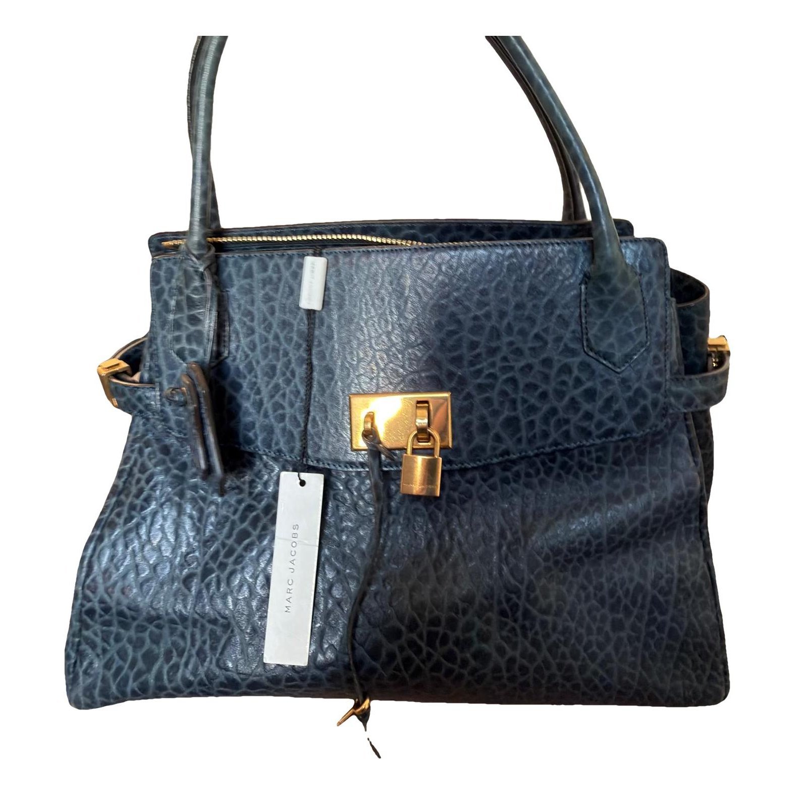 Leather tote