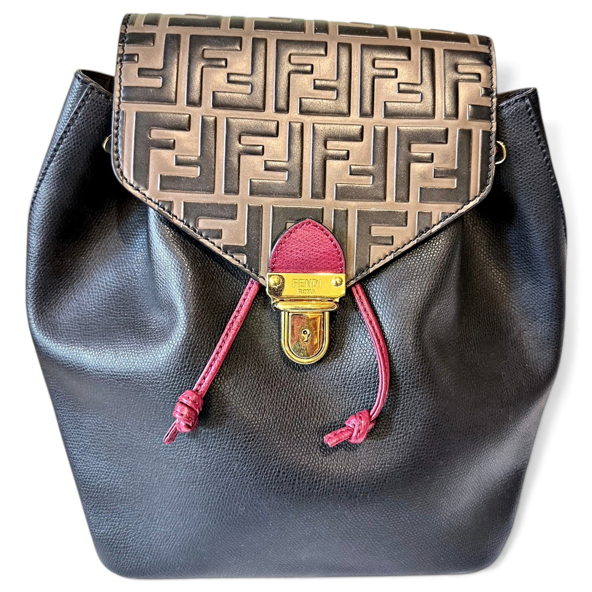 Leather backpack