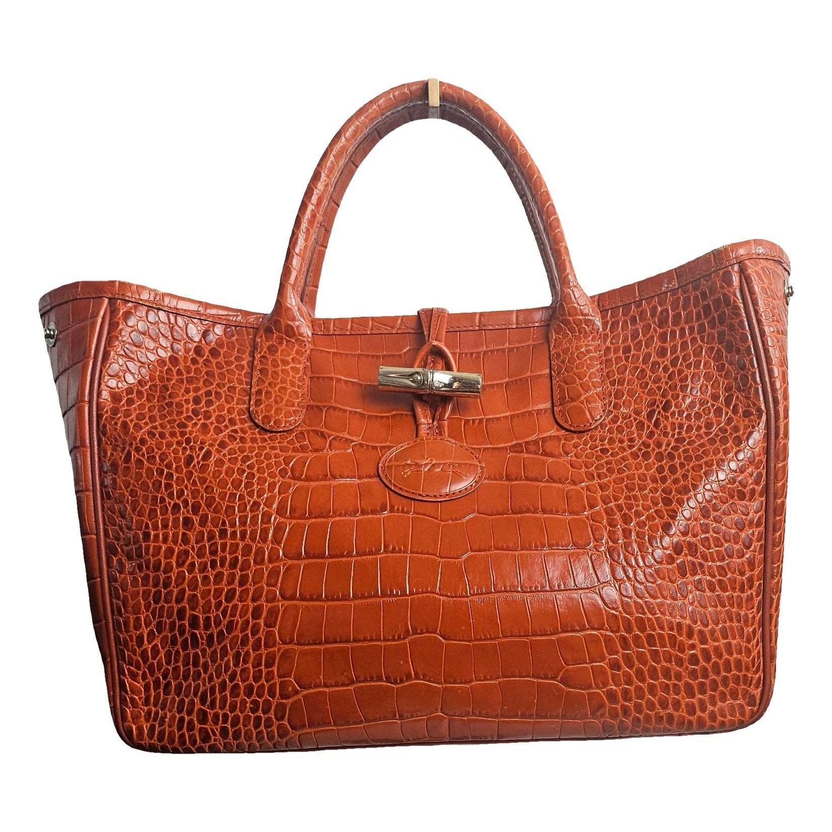 Roseau leather handbag