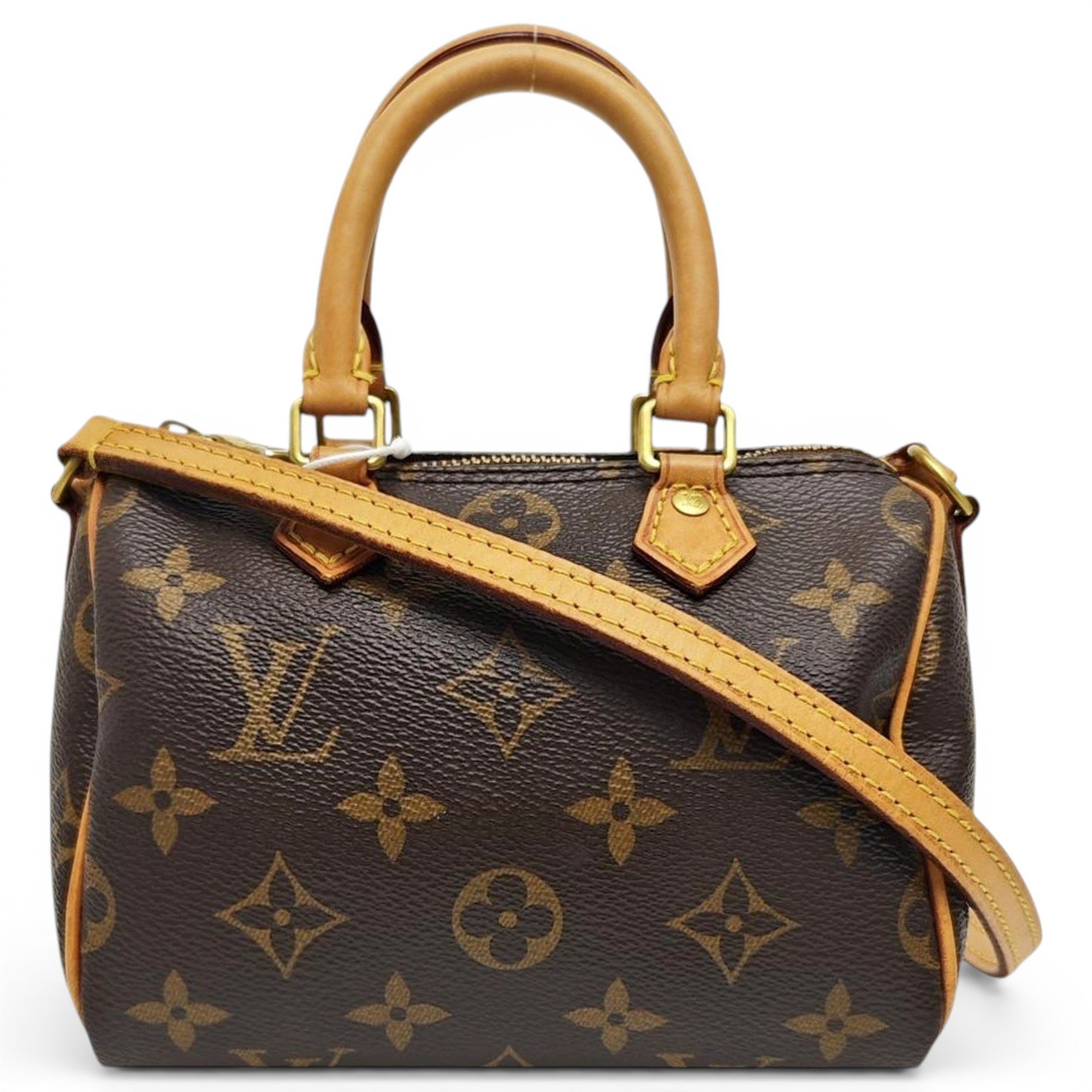 Nano Speedy / Mini HL leather handbag