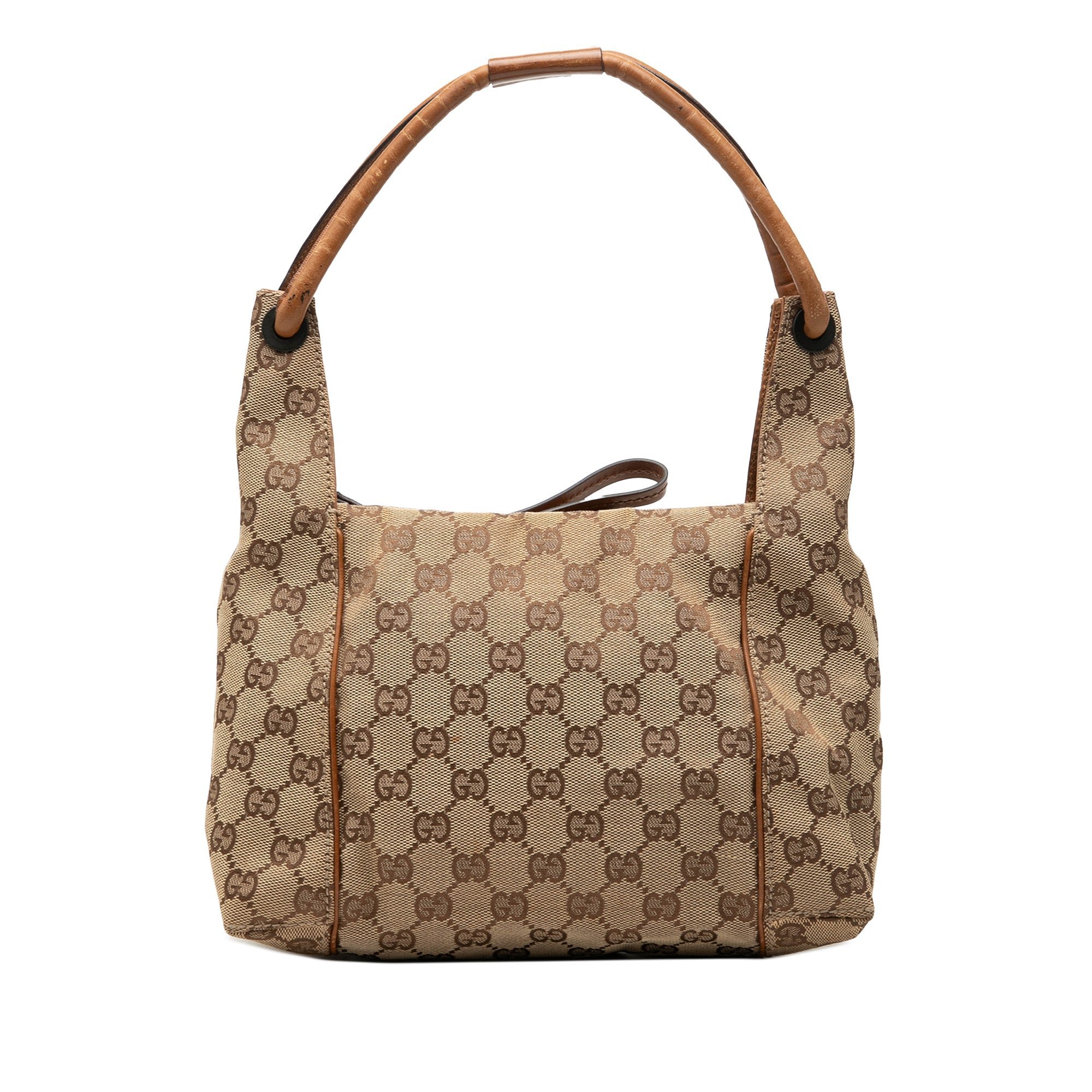 Gucci B leather handbag