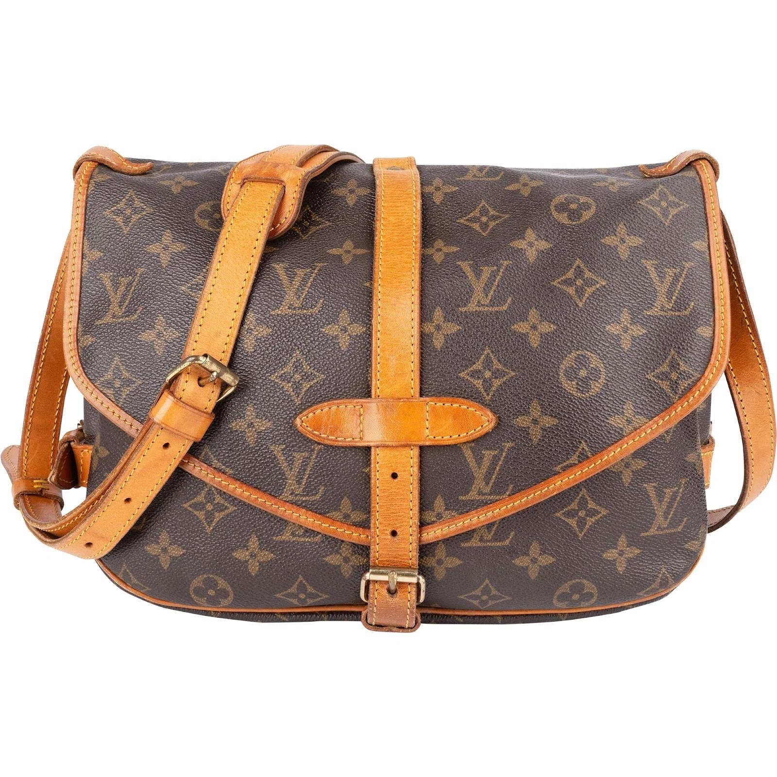 Saumur leather crossbody bag
