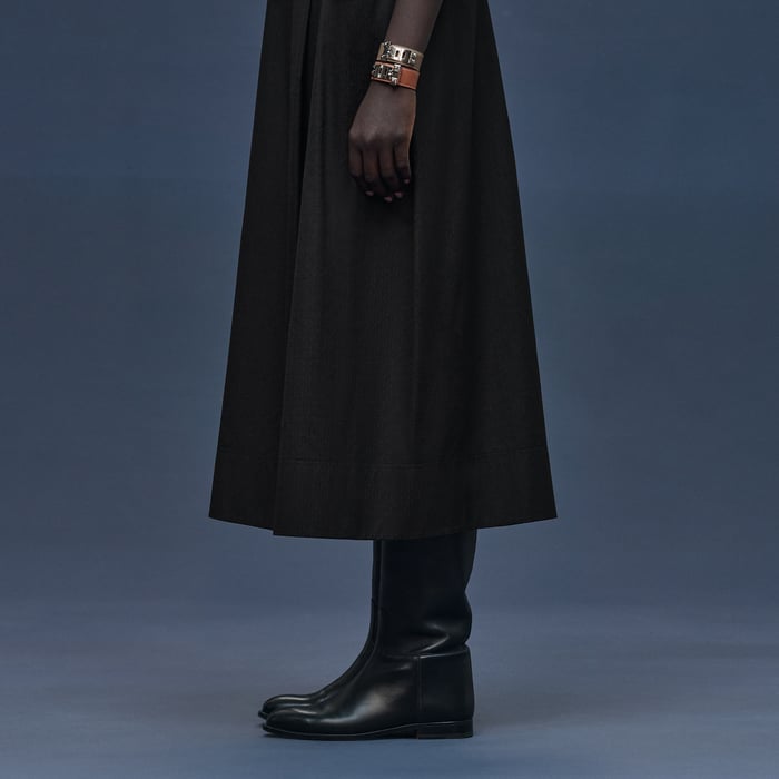 Noir "Mosaique" Short-sleeve Dress