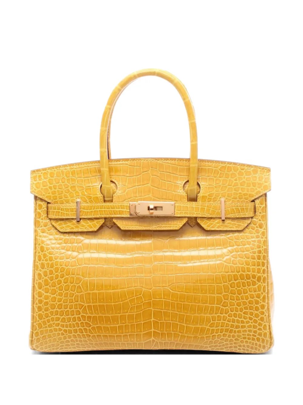 Hermes 2021 30 Birkin leather tote bag