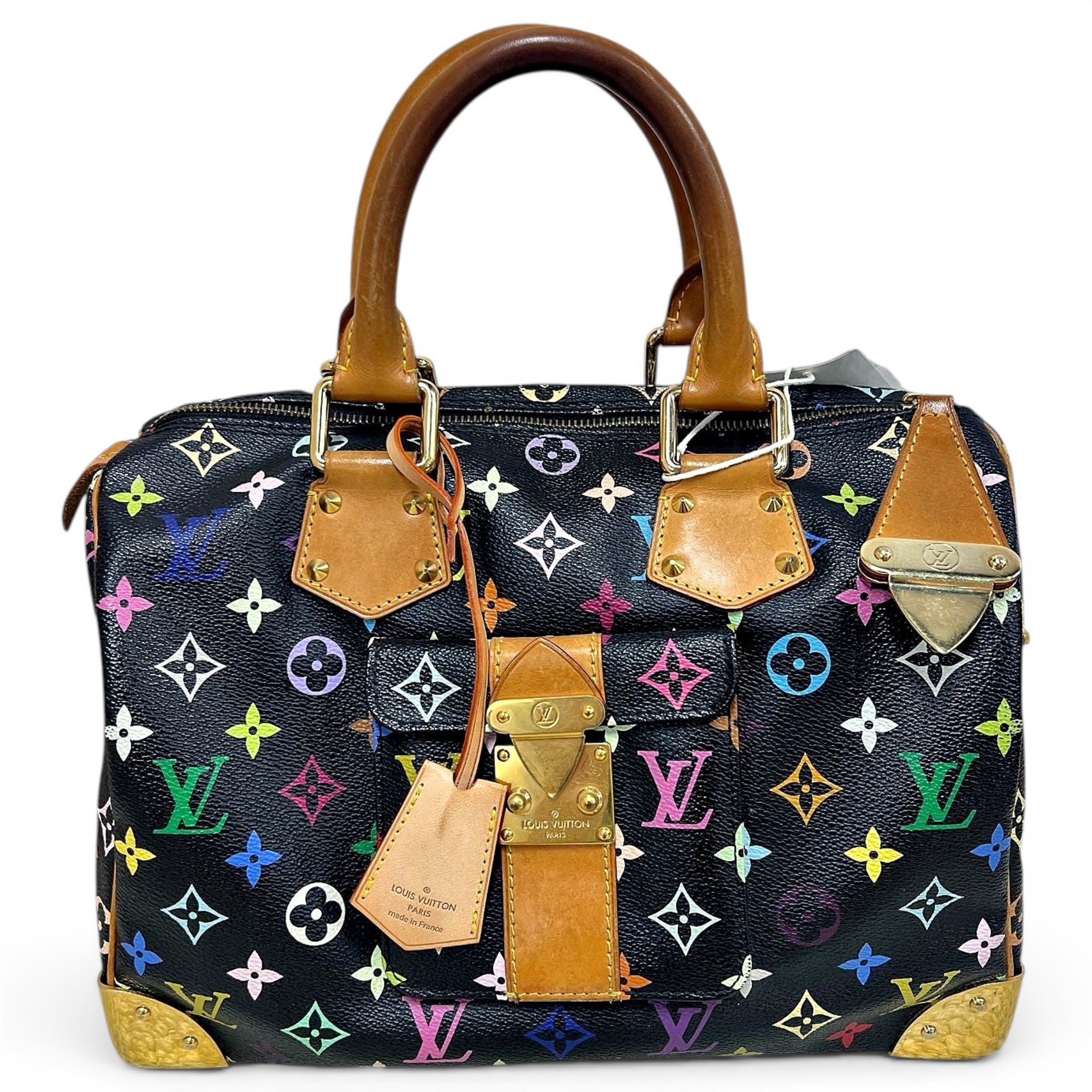 Leather bowling bag