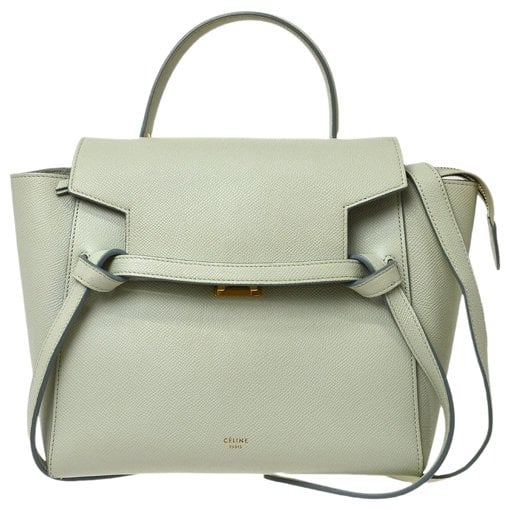 Belt leather handbag