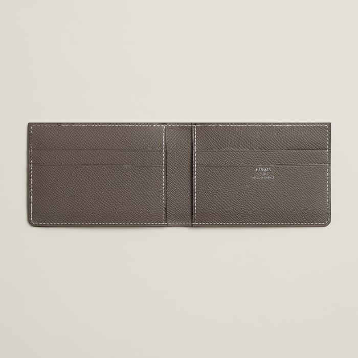 Gris Étain H Sellier Card Holder