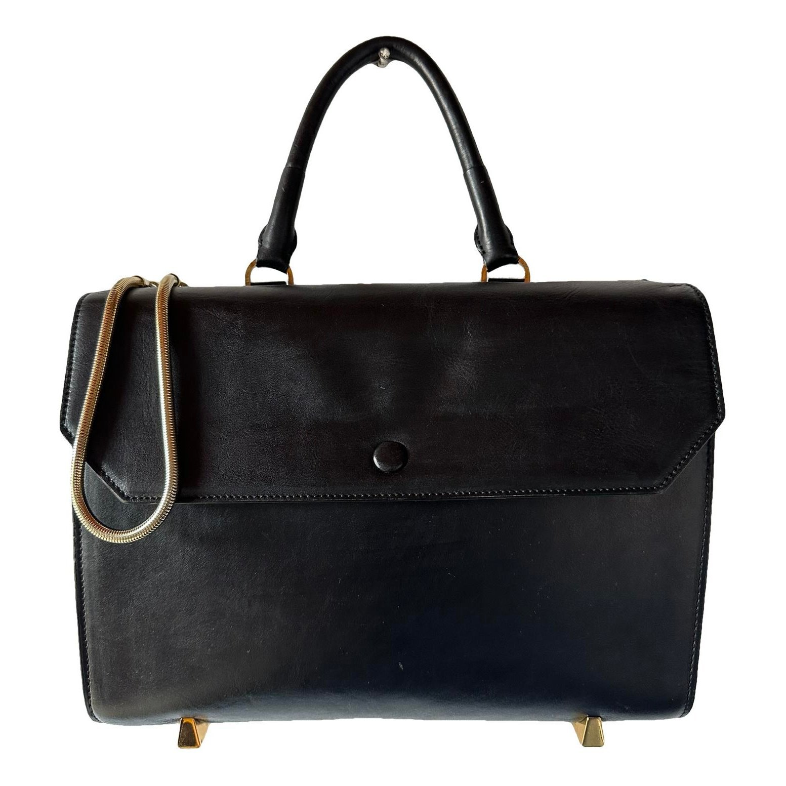 Leather handbag