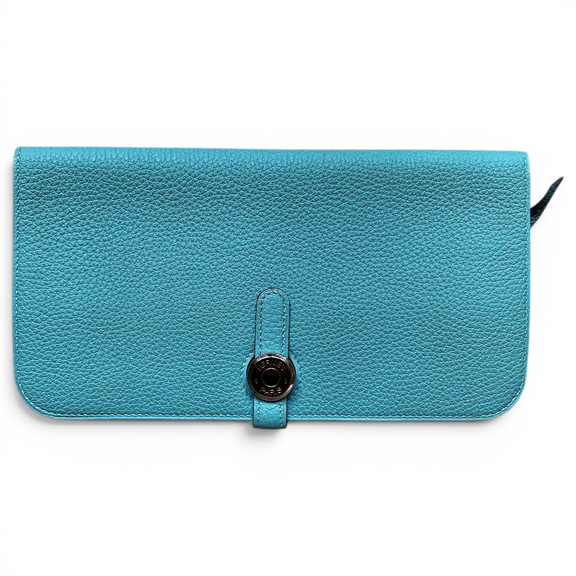 Dogon leather clutch bag