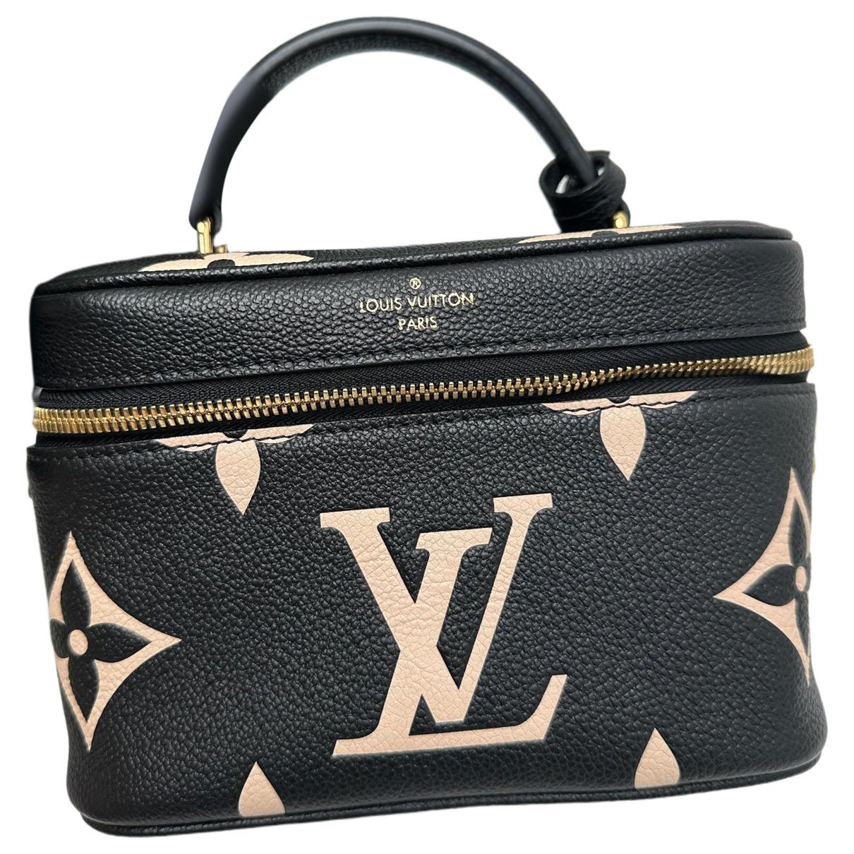 Vanity leather handbag