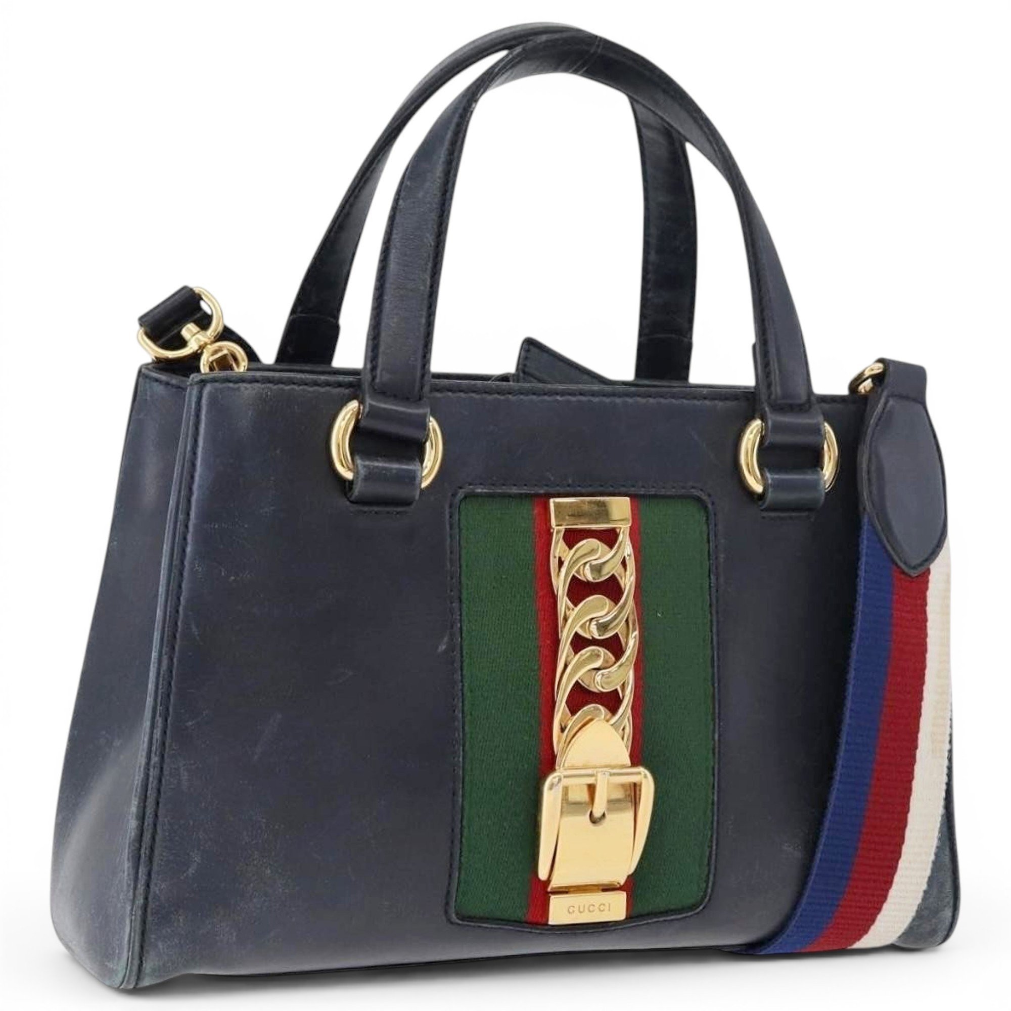 Leather handbag