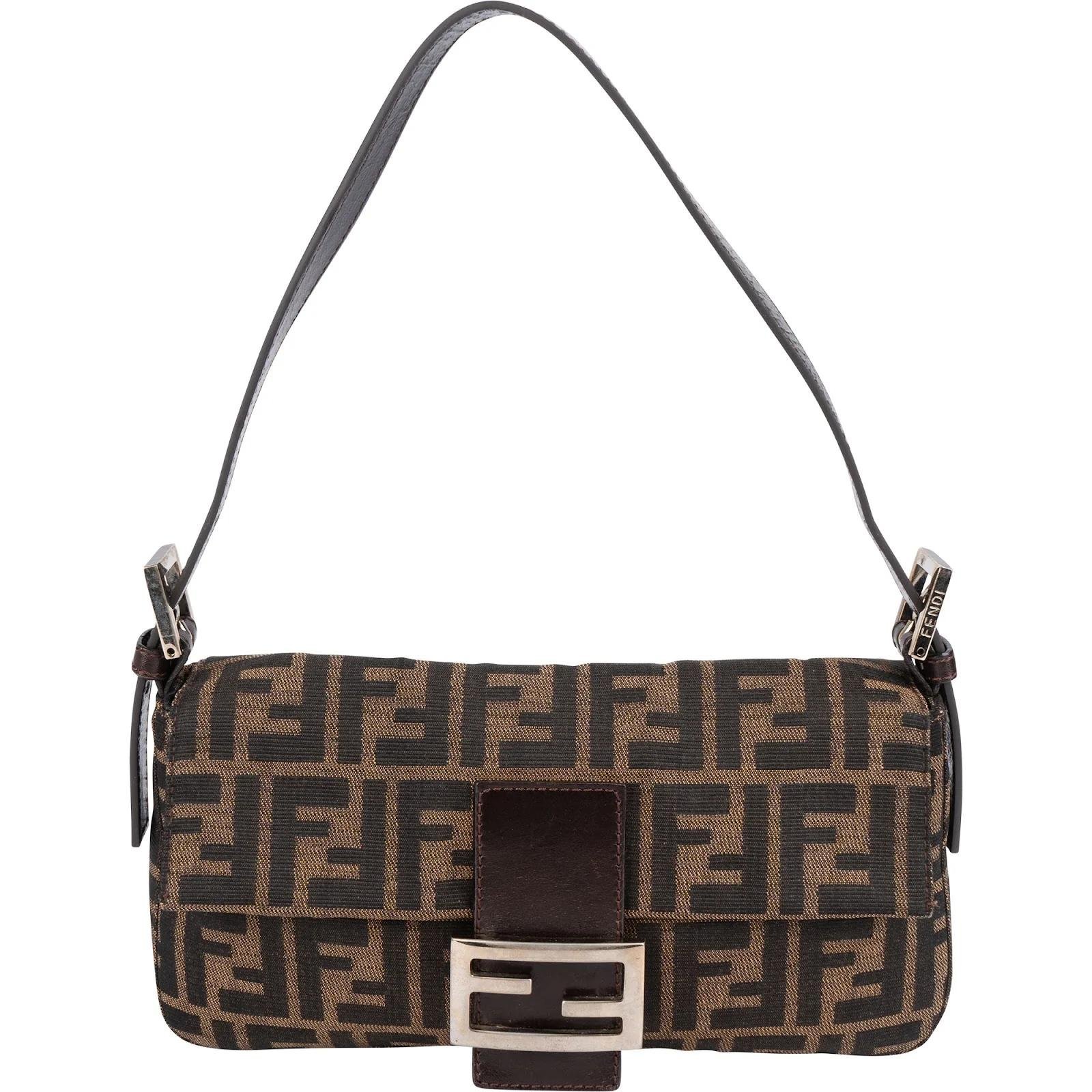 Baguette leather handbag