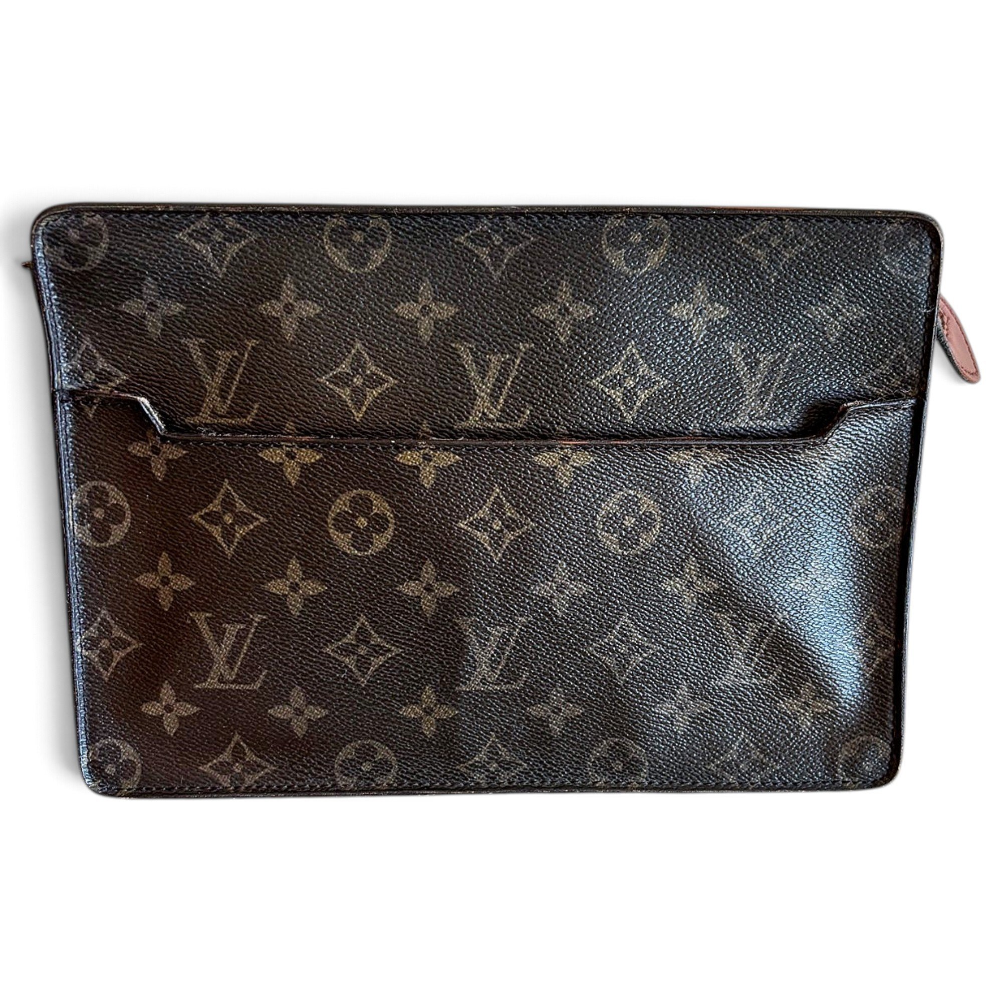 Saint-Louis leather clutch bag