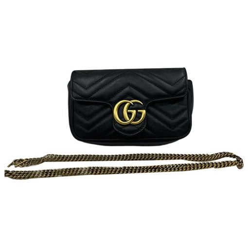 GG Marmont Flap leather crossbody bag