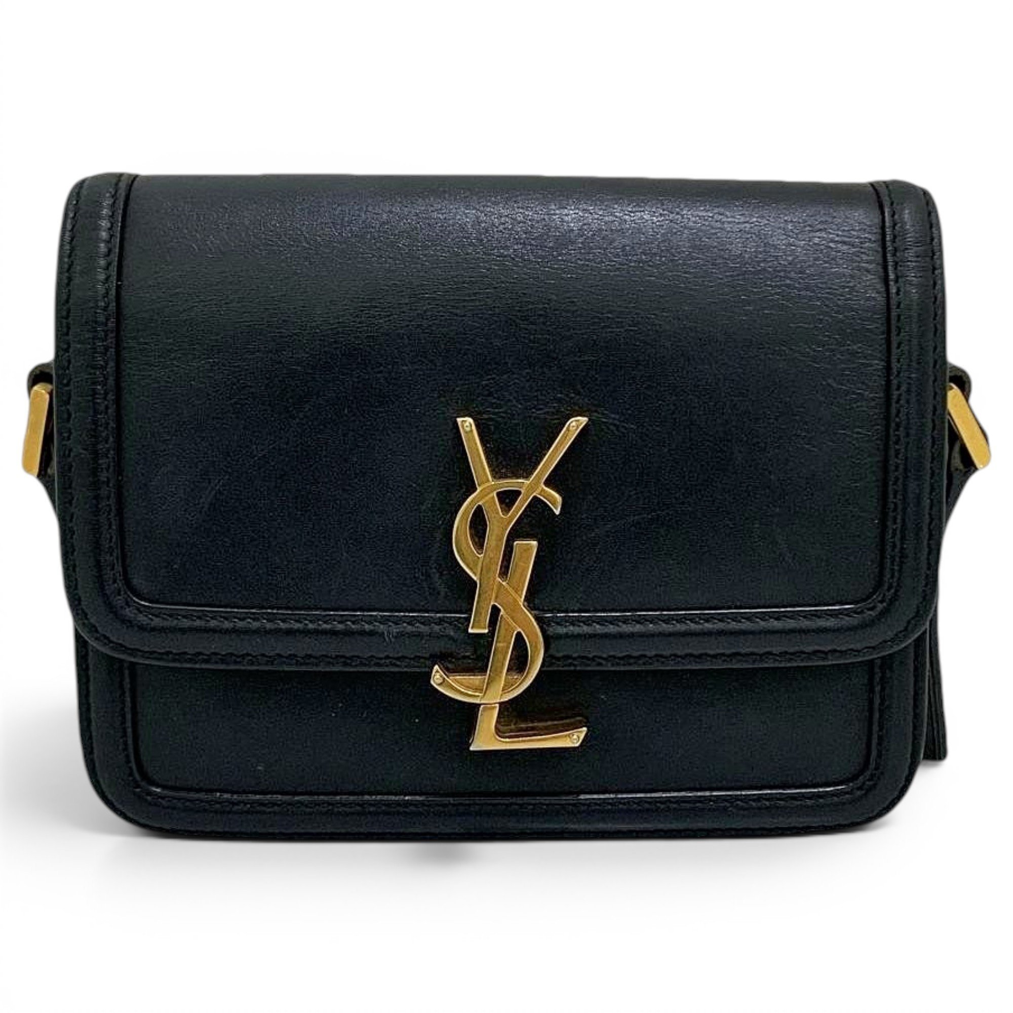 Solférino leather handbag