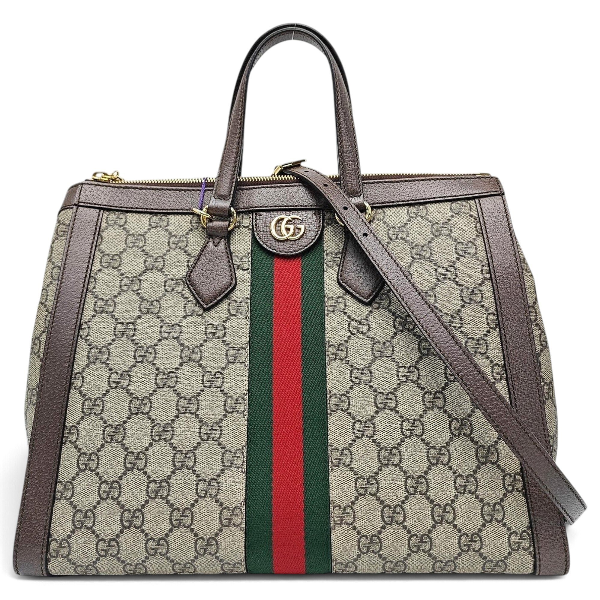 Ophidia leather handbag