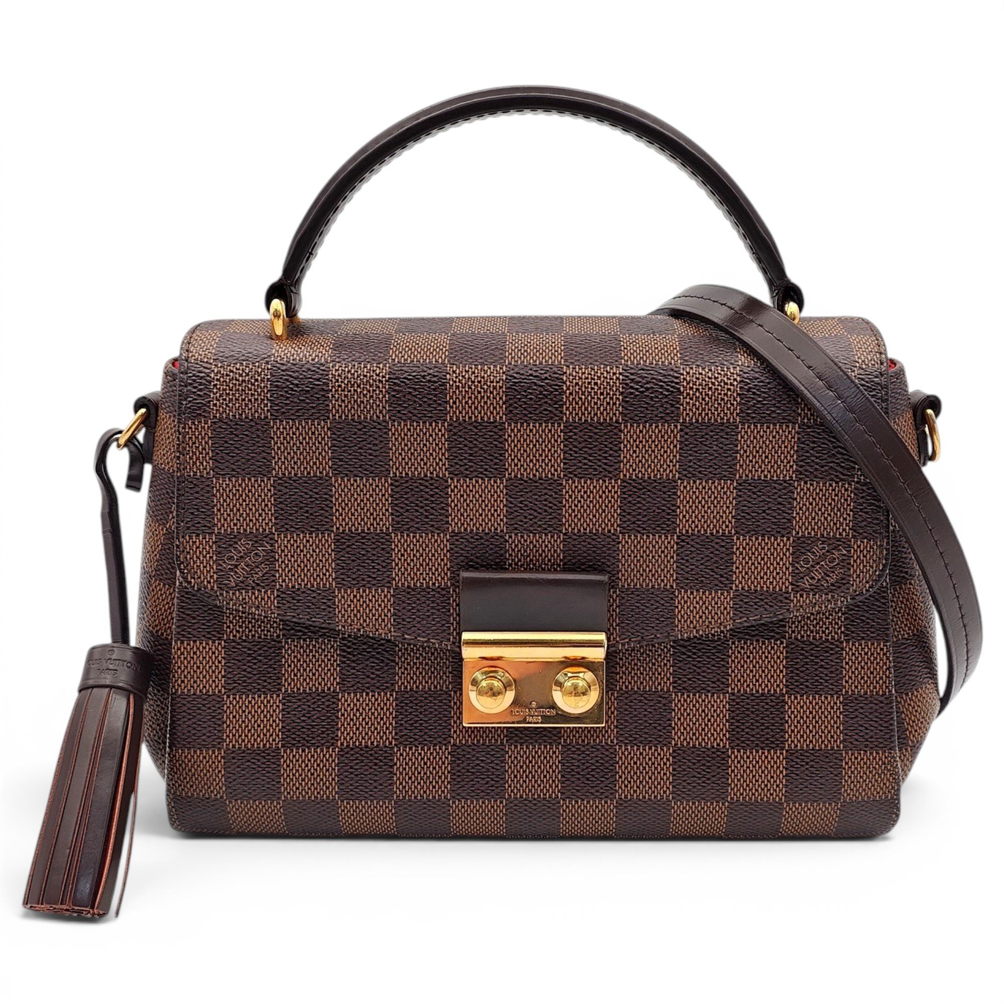 Croisette leather handbag