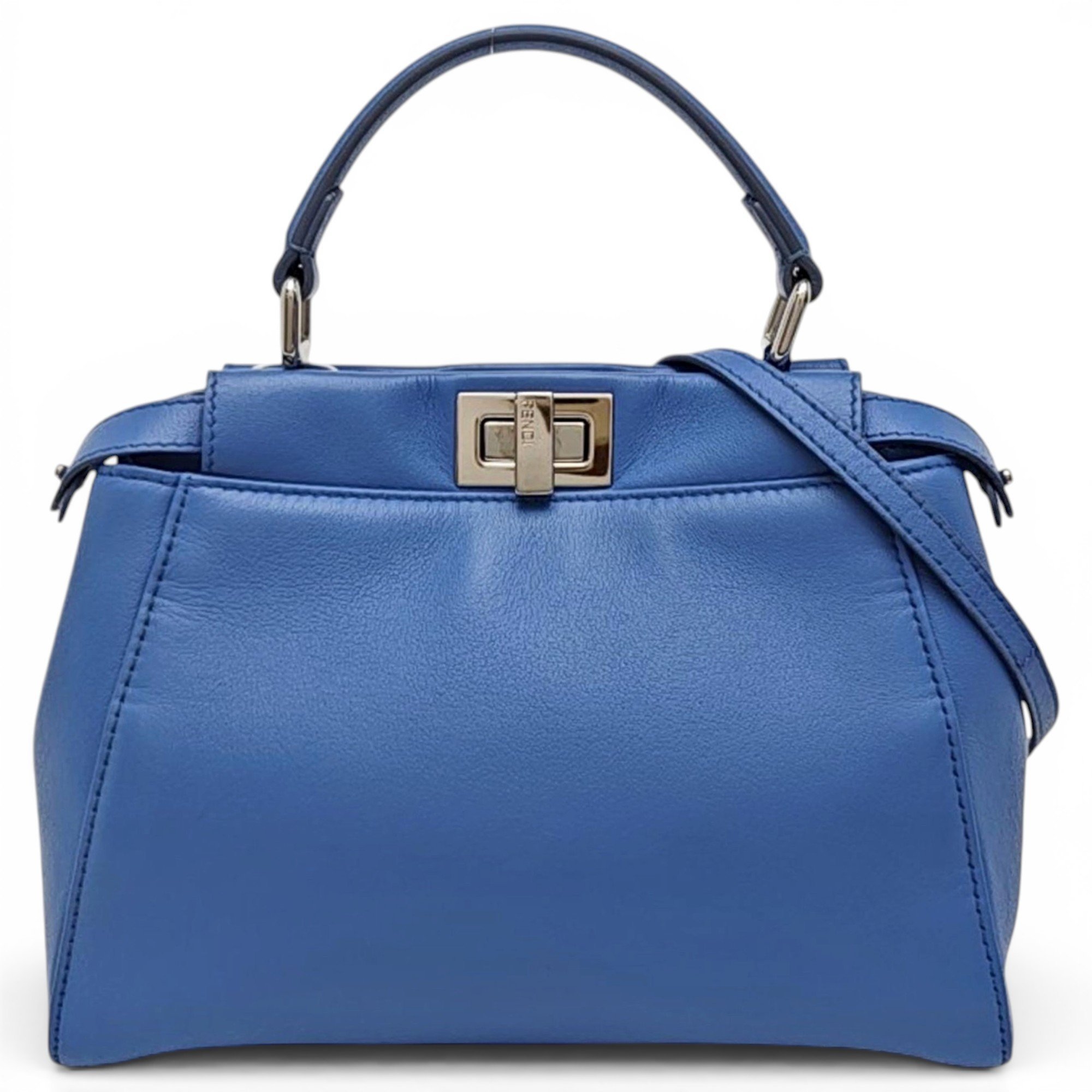 Peekaboo leather handbag