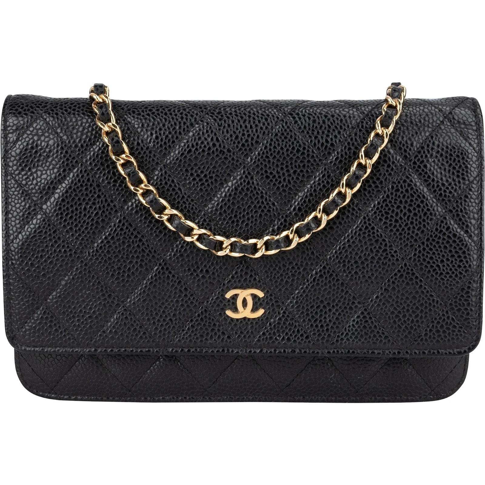 Wallet On Chain Timeless/Classique leather crossbody bag