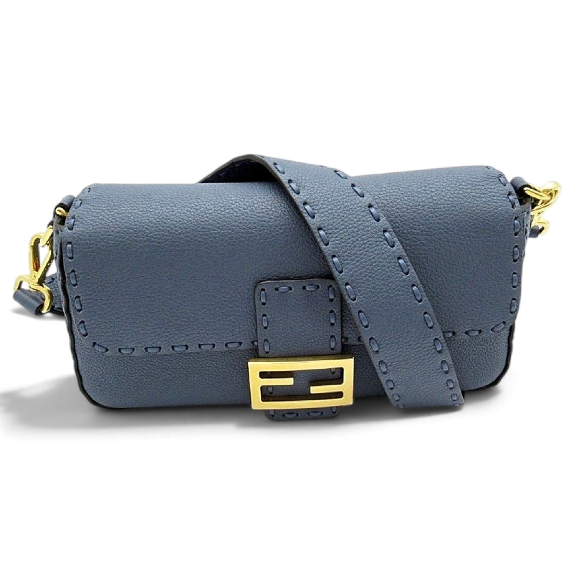 Baguette leather handbag
