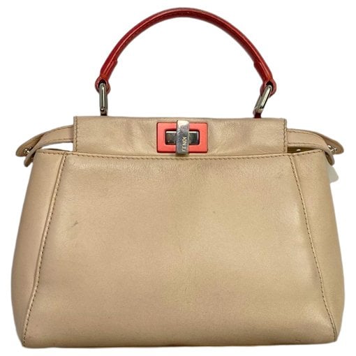 Peekaboo leather handbag
