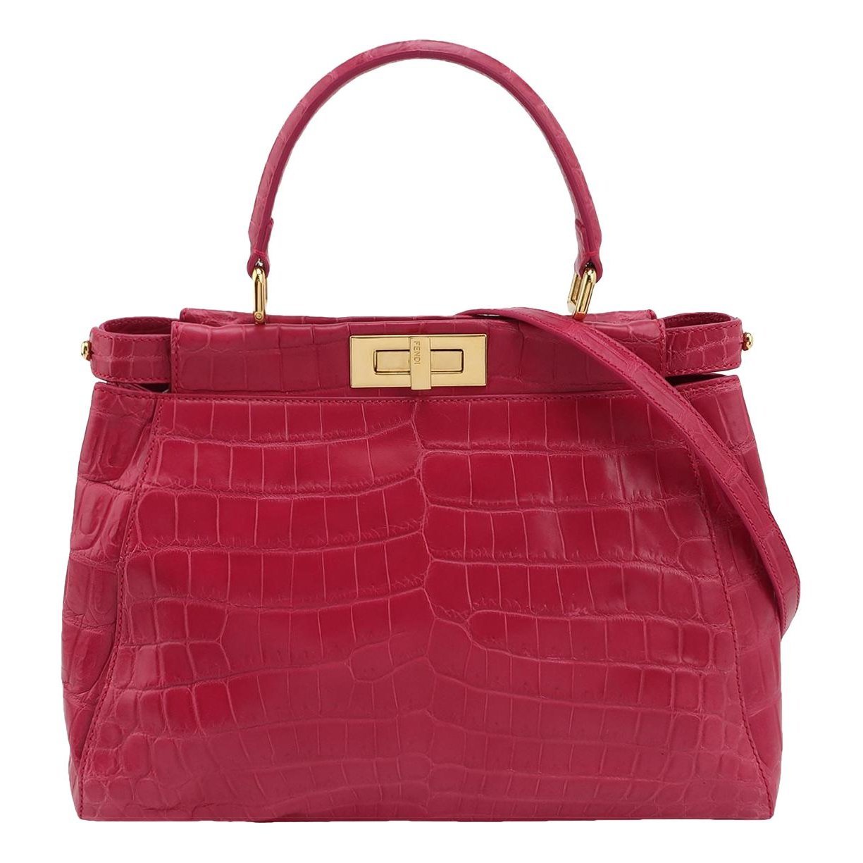 Peekaboo leather handbag