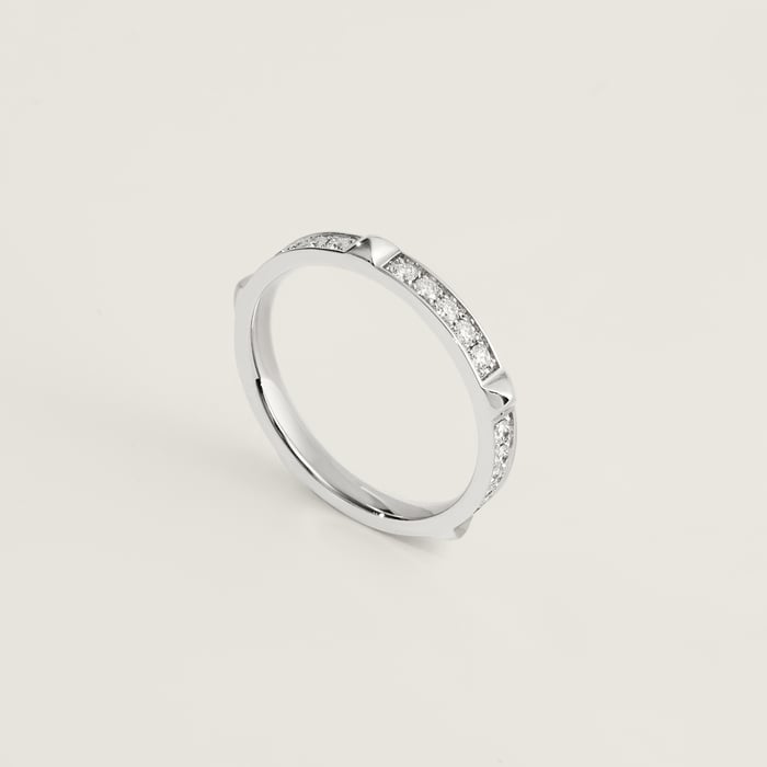 Sans Coloris Hermès Clou d'H Ring, Very Small Model