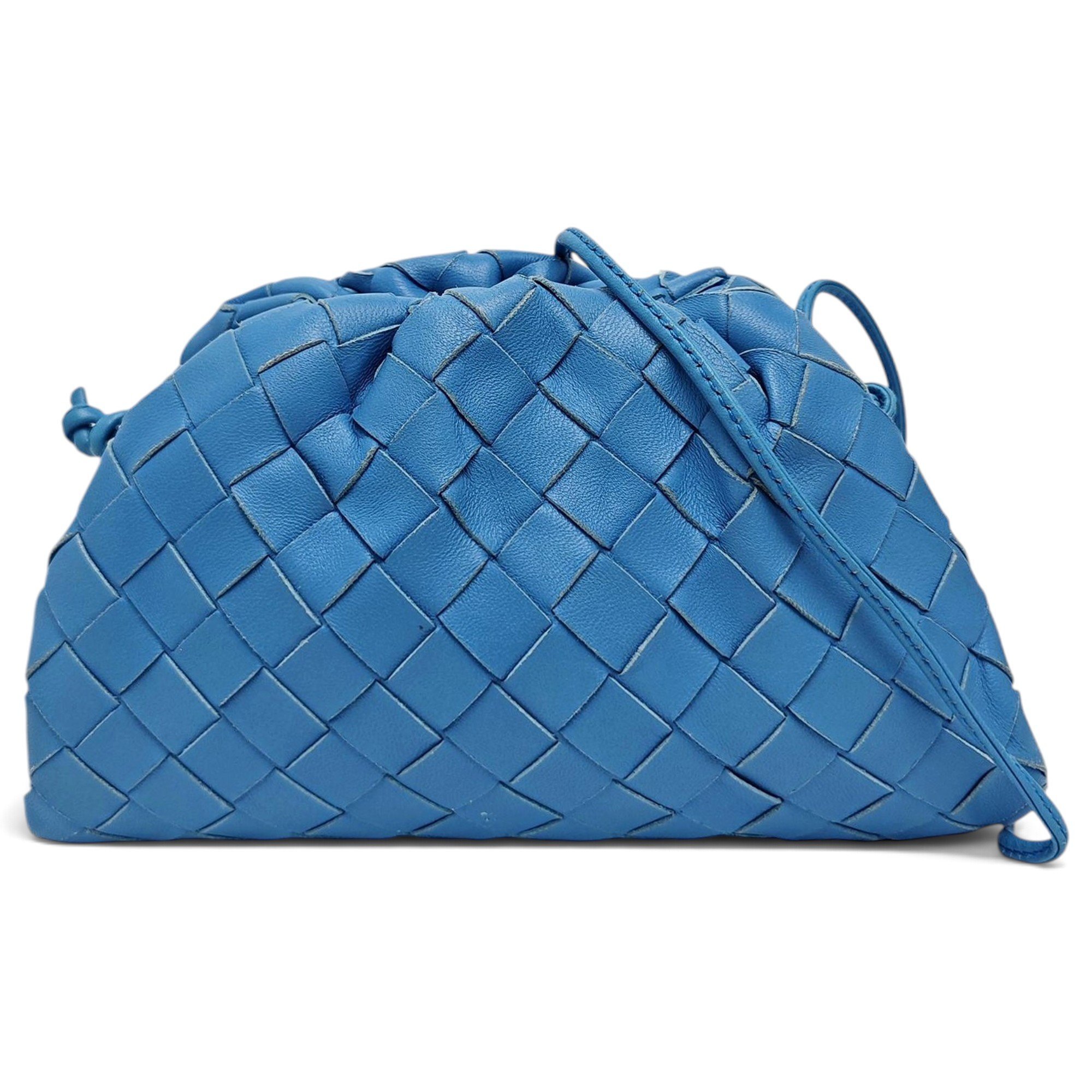Pouch leather handbag
