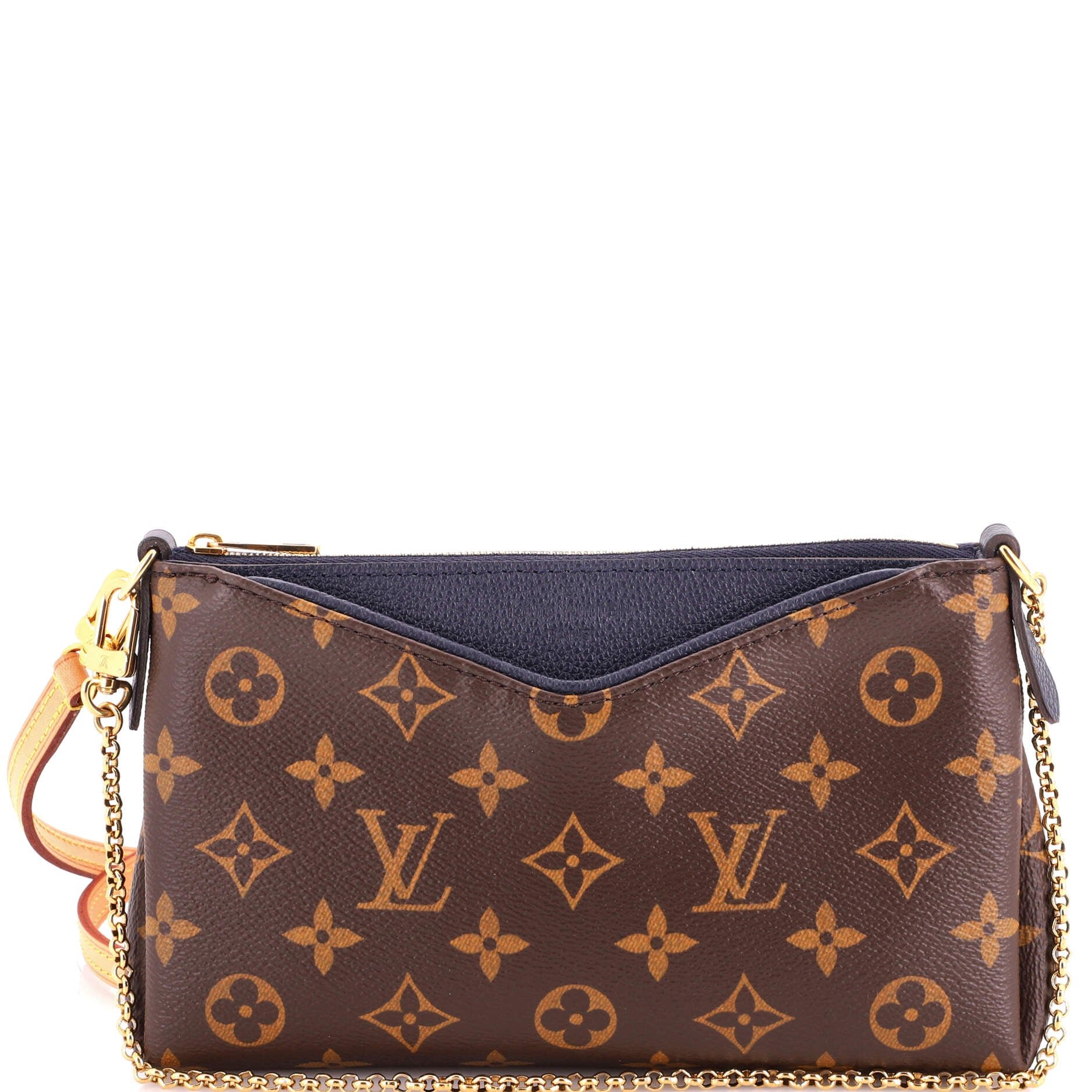 Pallas Clutch Monogram Canvas with Leather