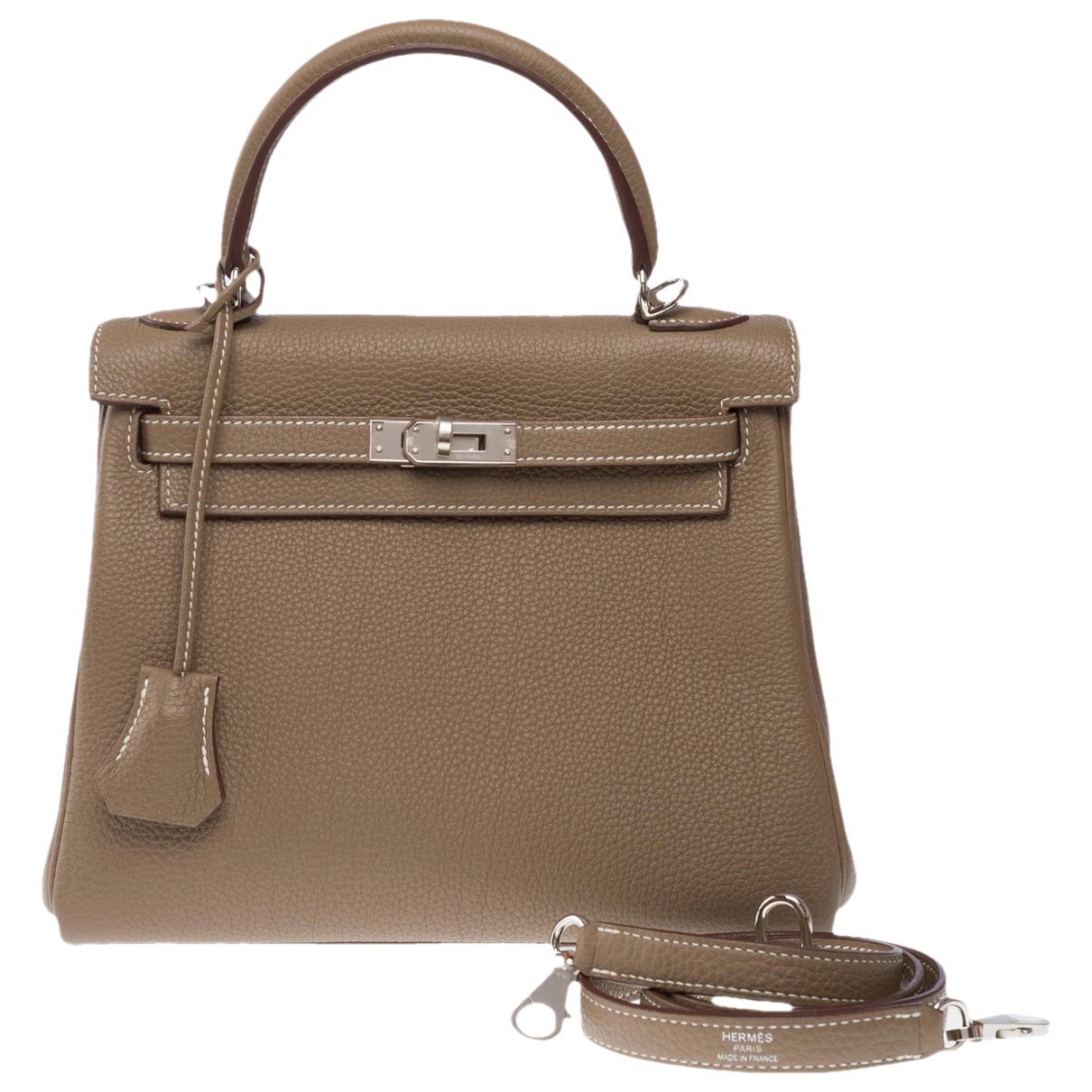 Kelly 25 leather handbag