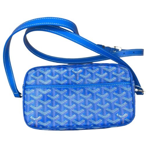 Goyard Cap vert leather crossbody bag