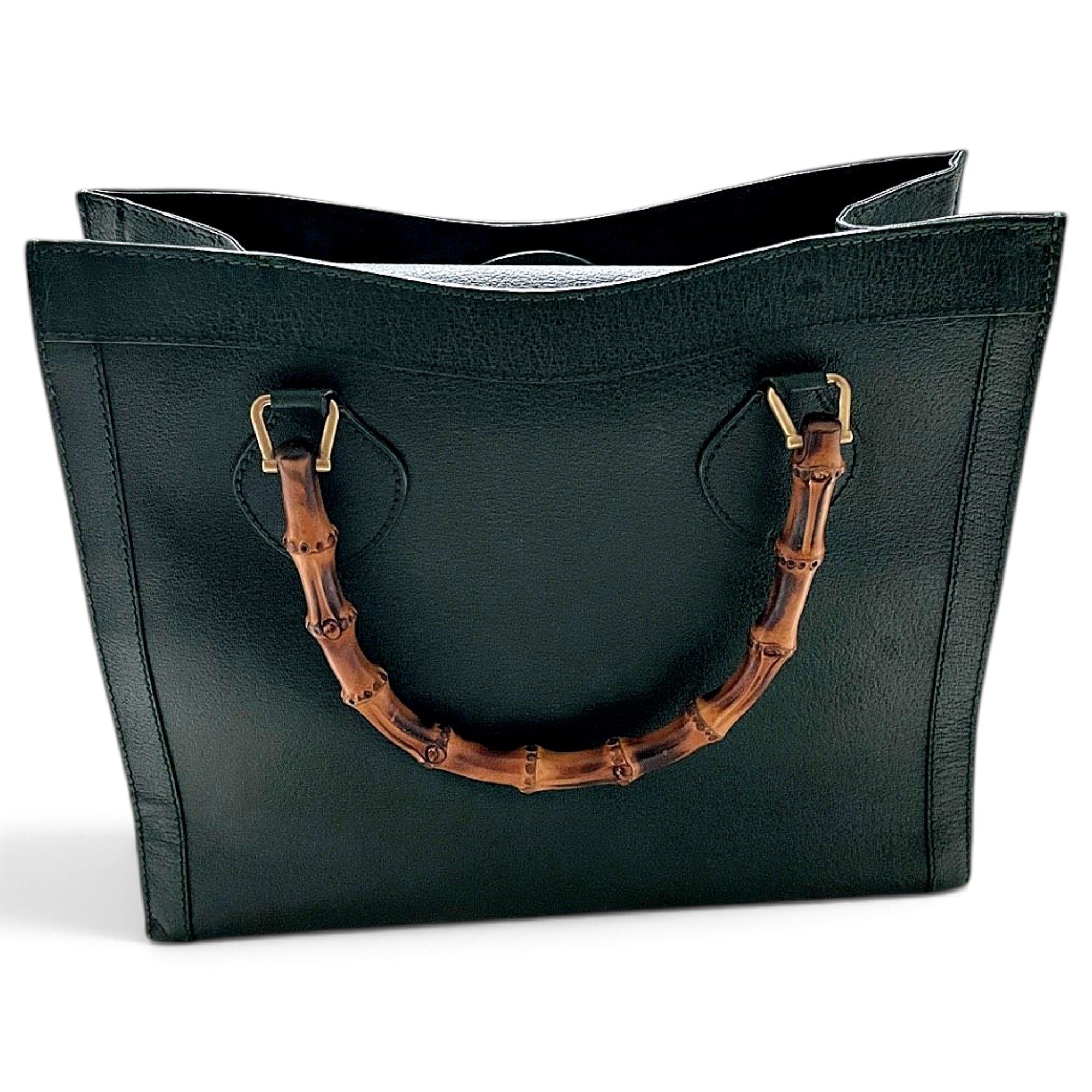 Diana Bamboo leather tote