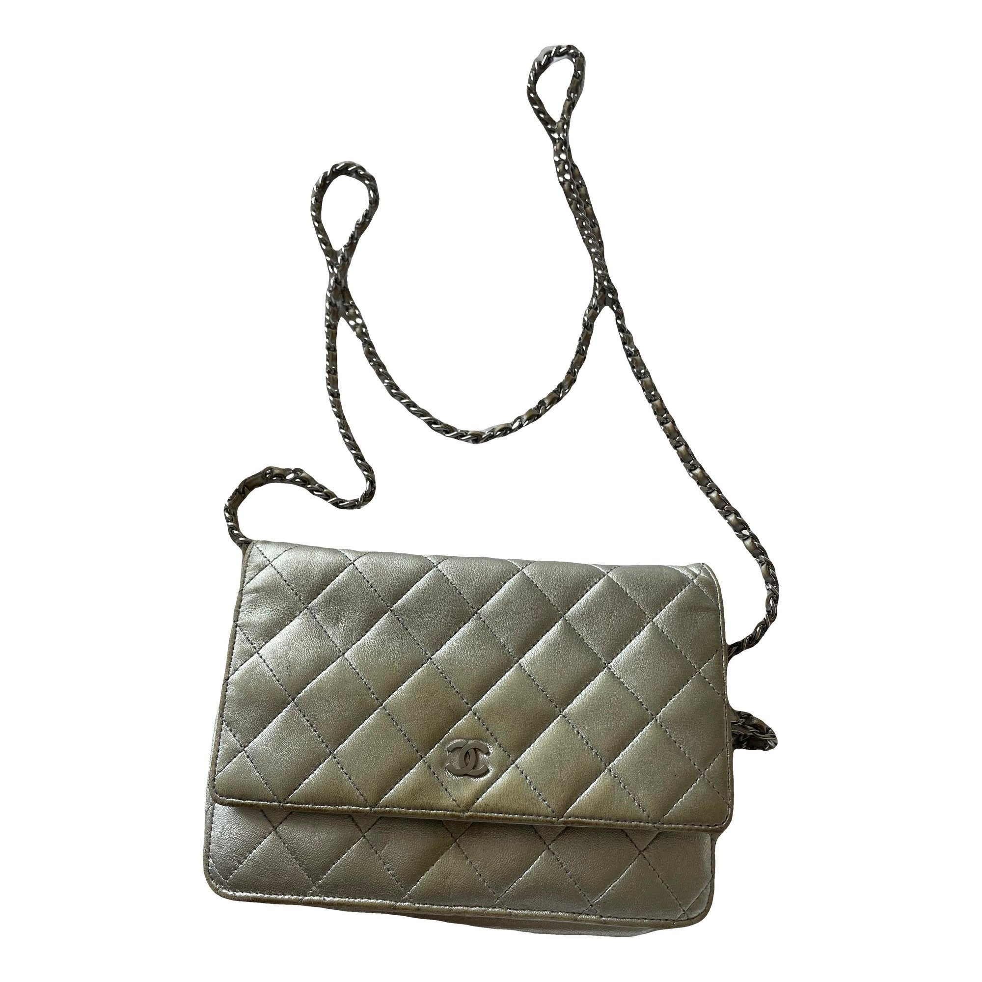 Wallet On Chain Timeless/Classique leather handbag