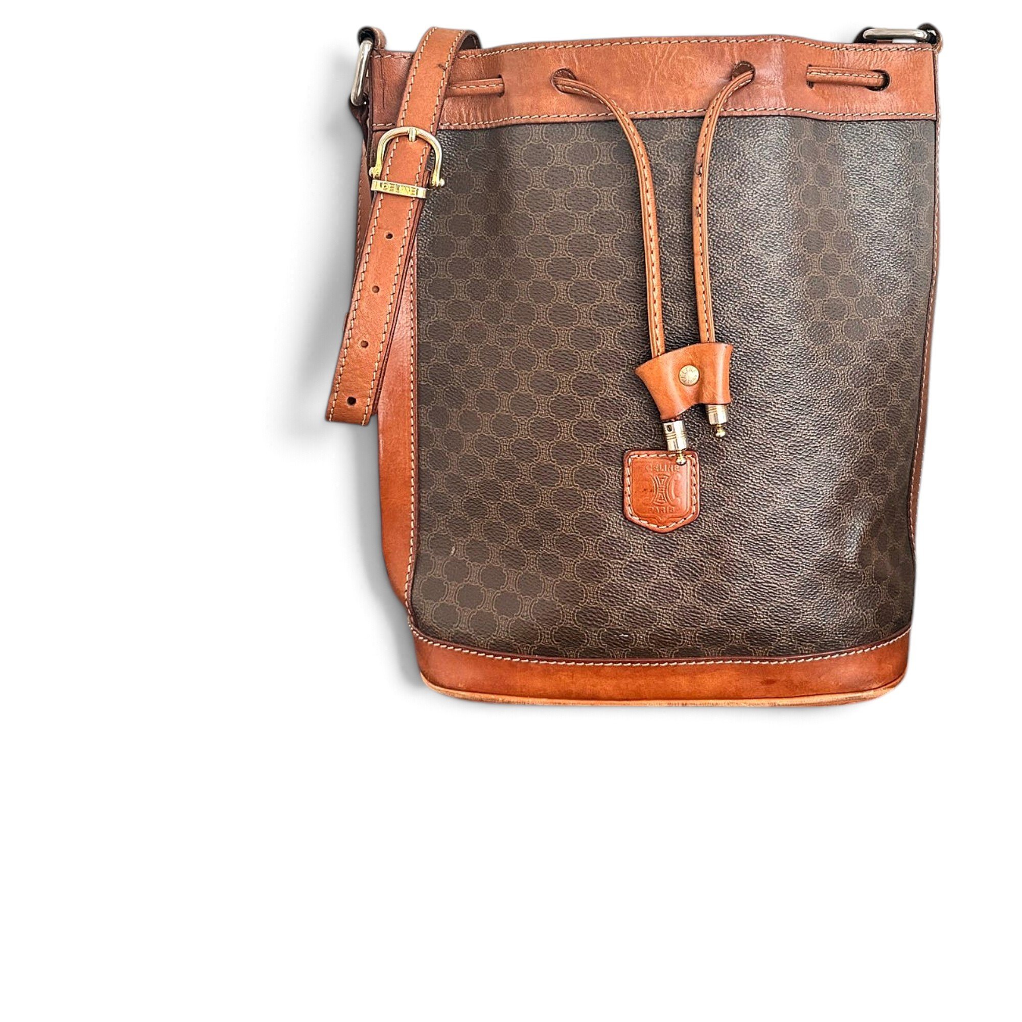 SAC SEAU leather crossbody bag