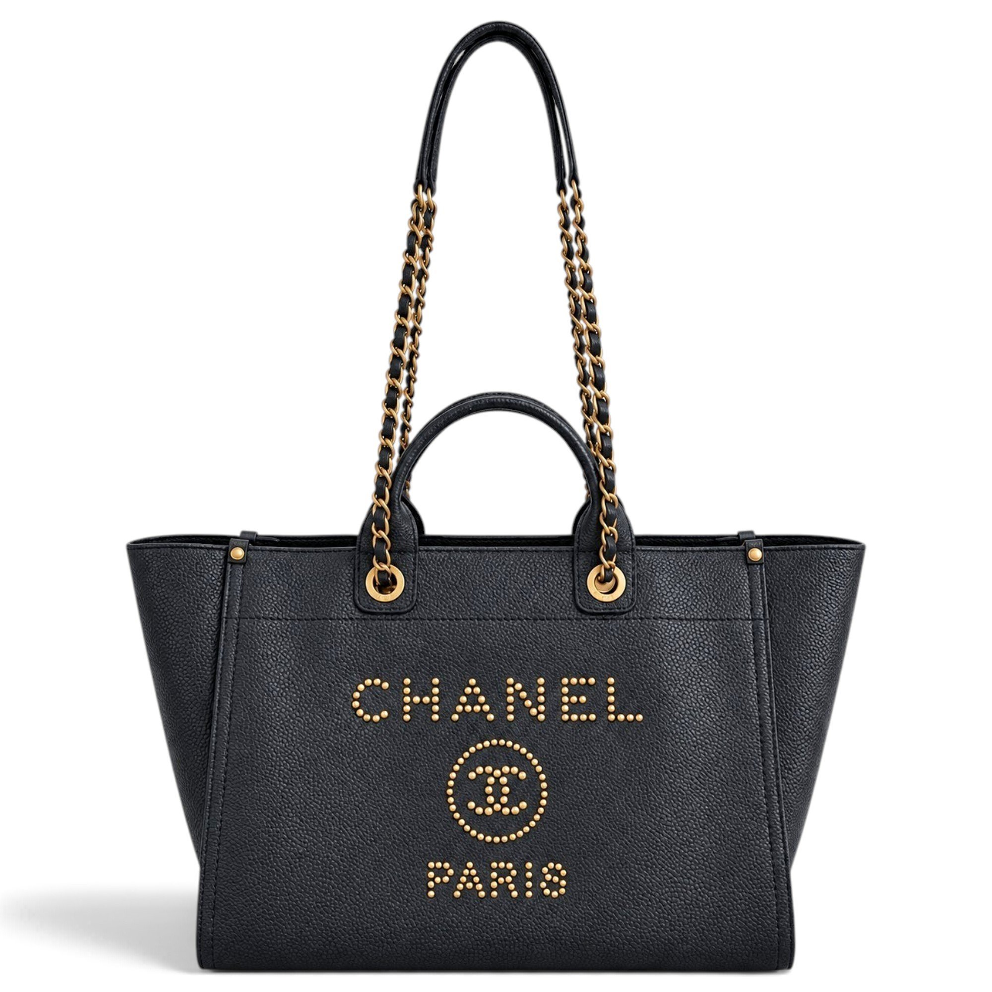 Deauville leather handbag