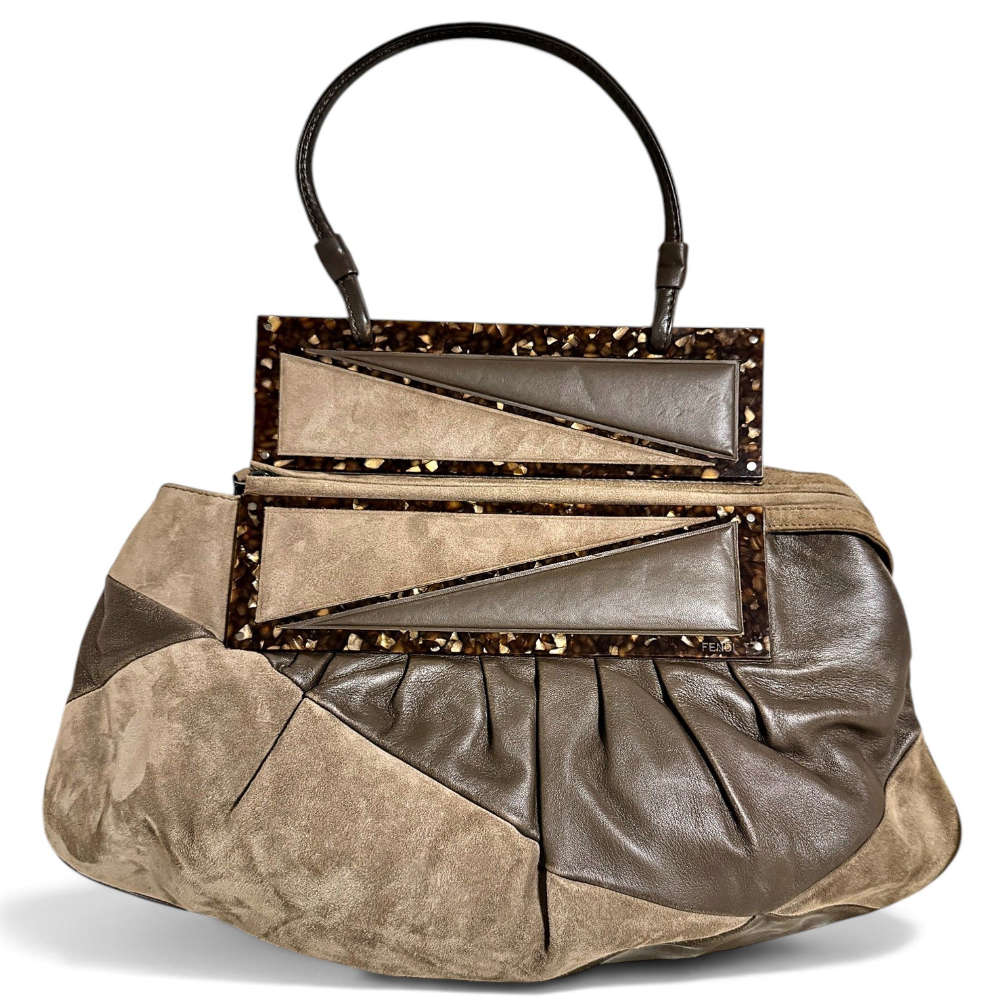 Leather handbag