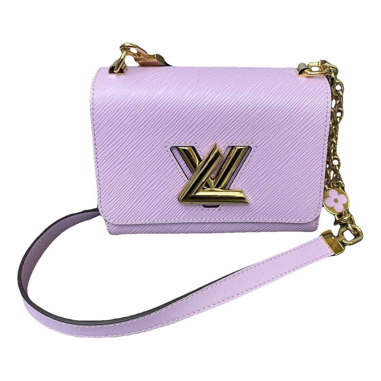 Twist leather handbag