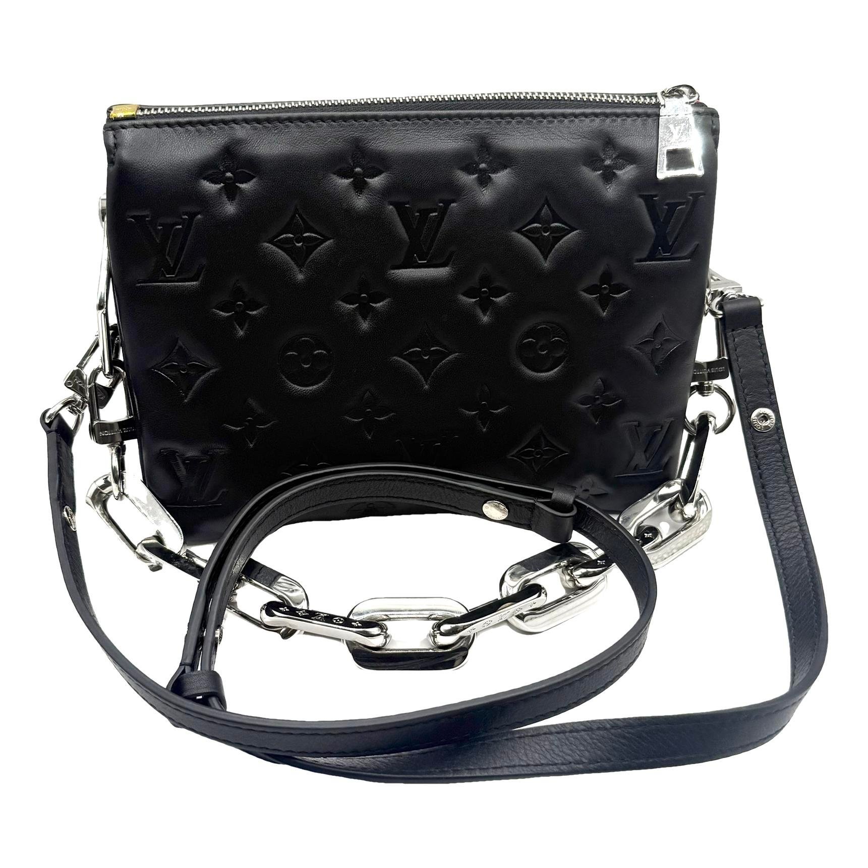 Coussin leather handbag