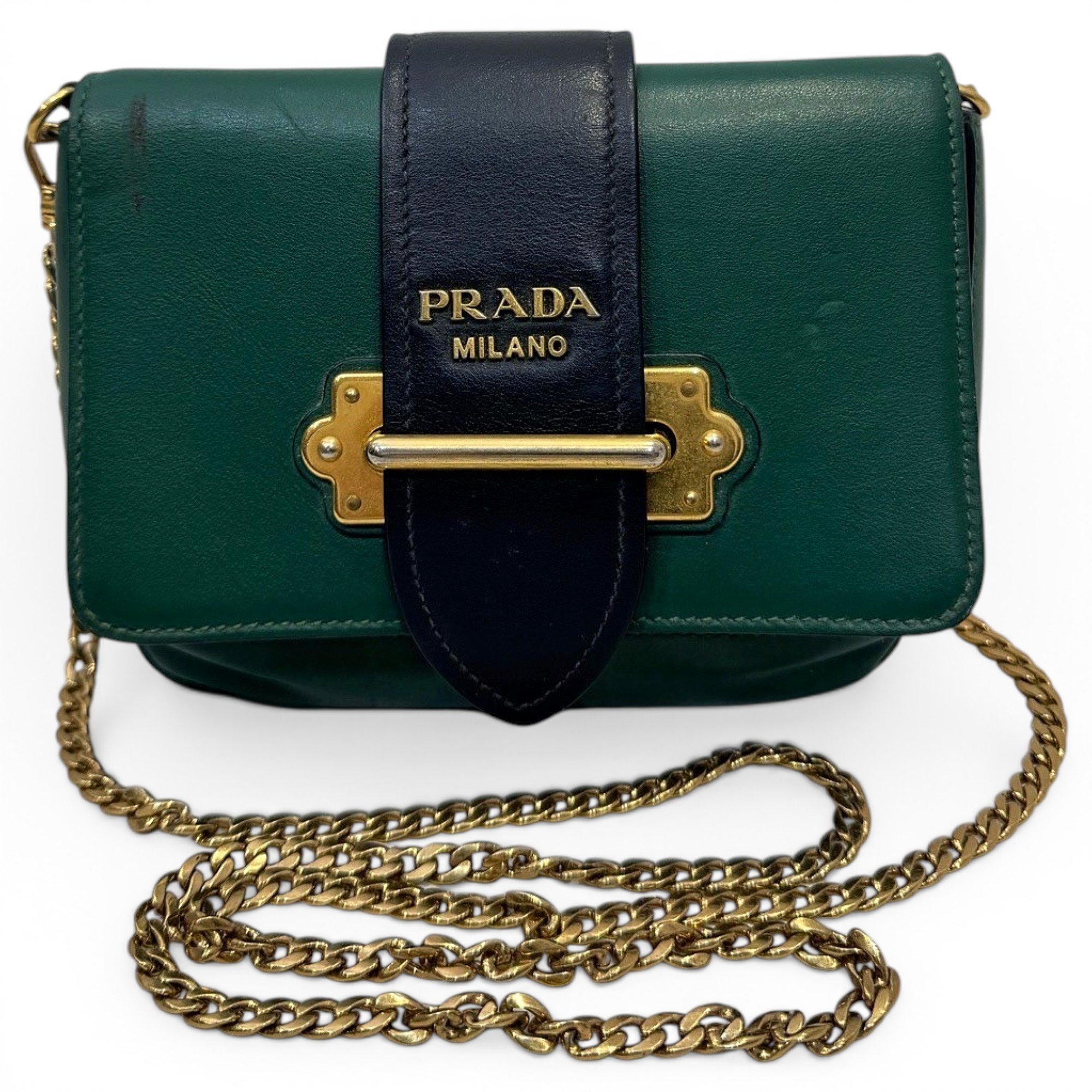 Cahier leather handbag