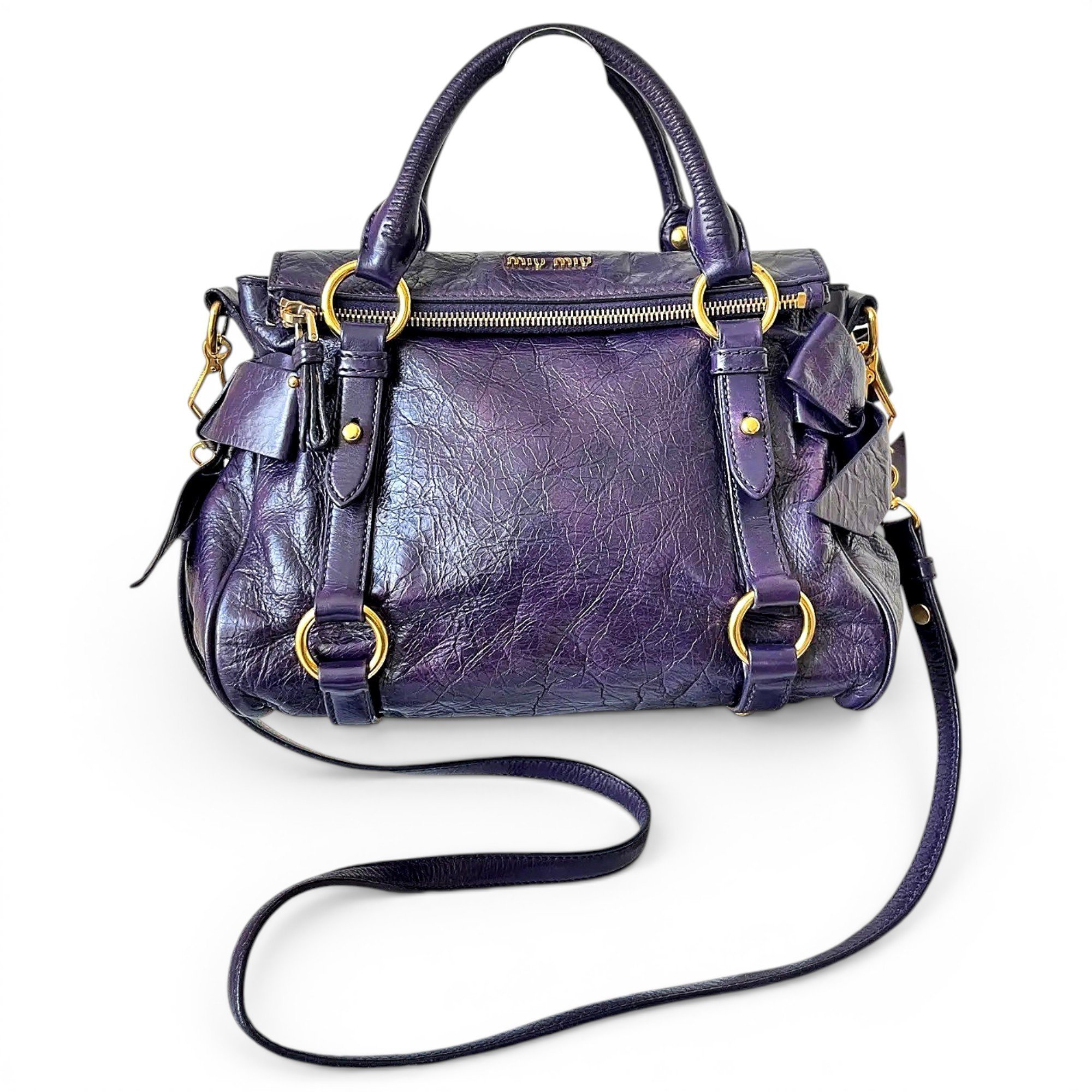 Miu Miu Vitello leather crossbody bag