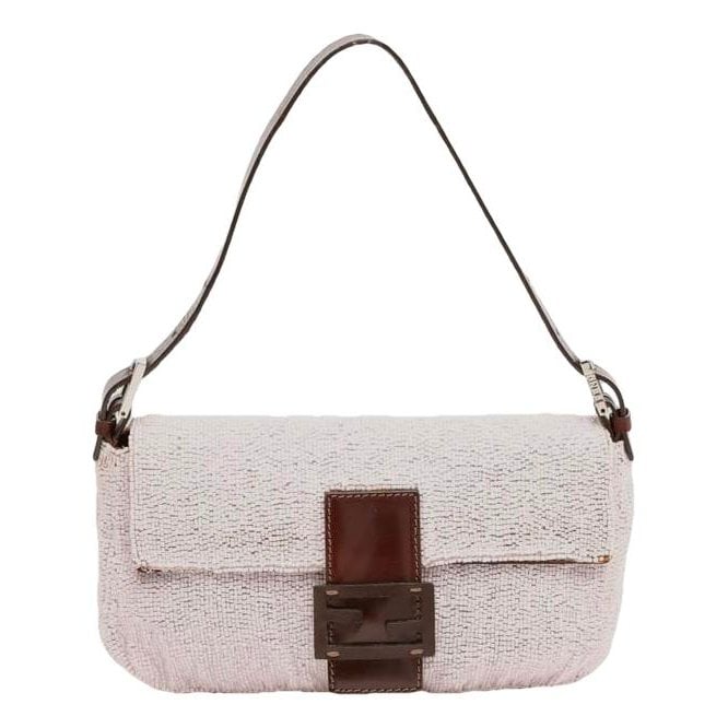 Baguette glitter handbag
