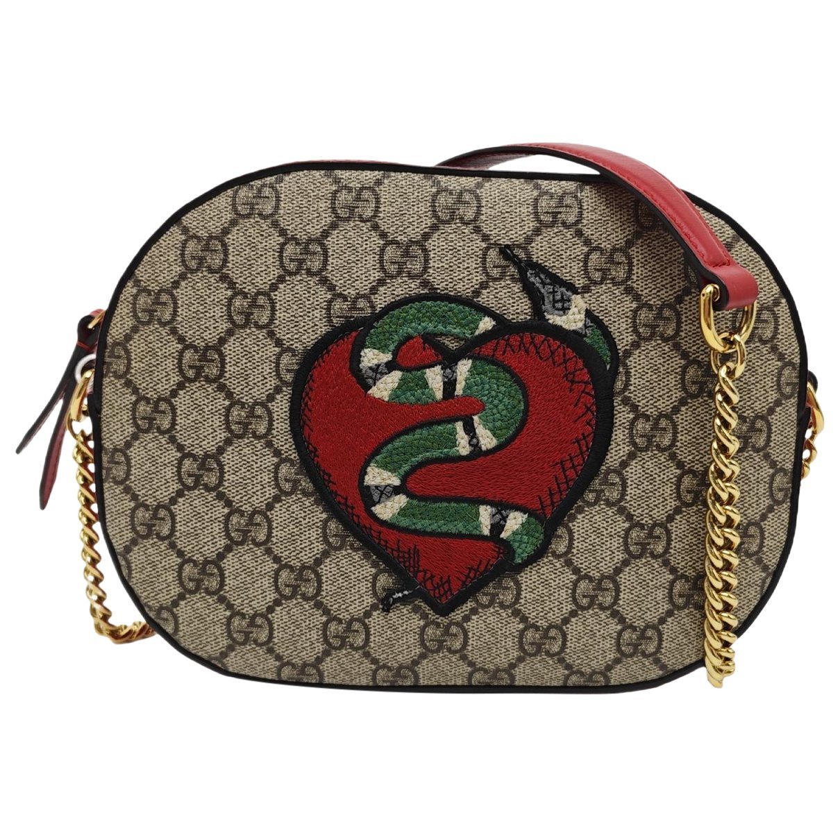 Ophidia vinyl crossbody bag