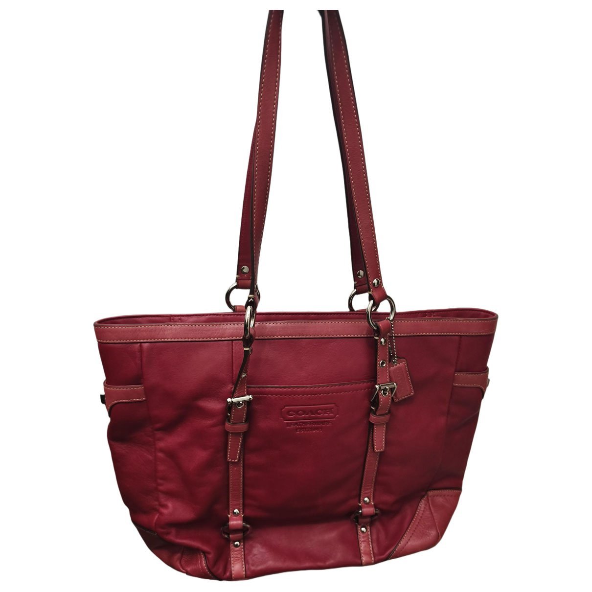 Leather tote