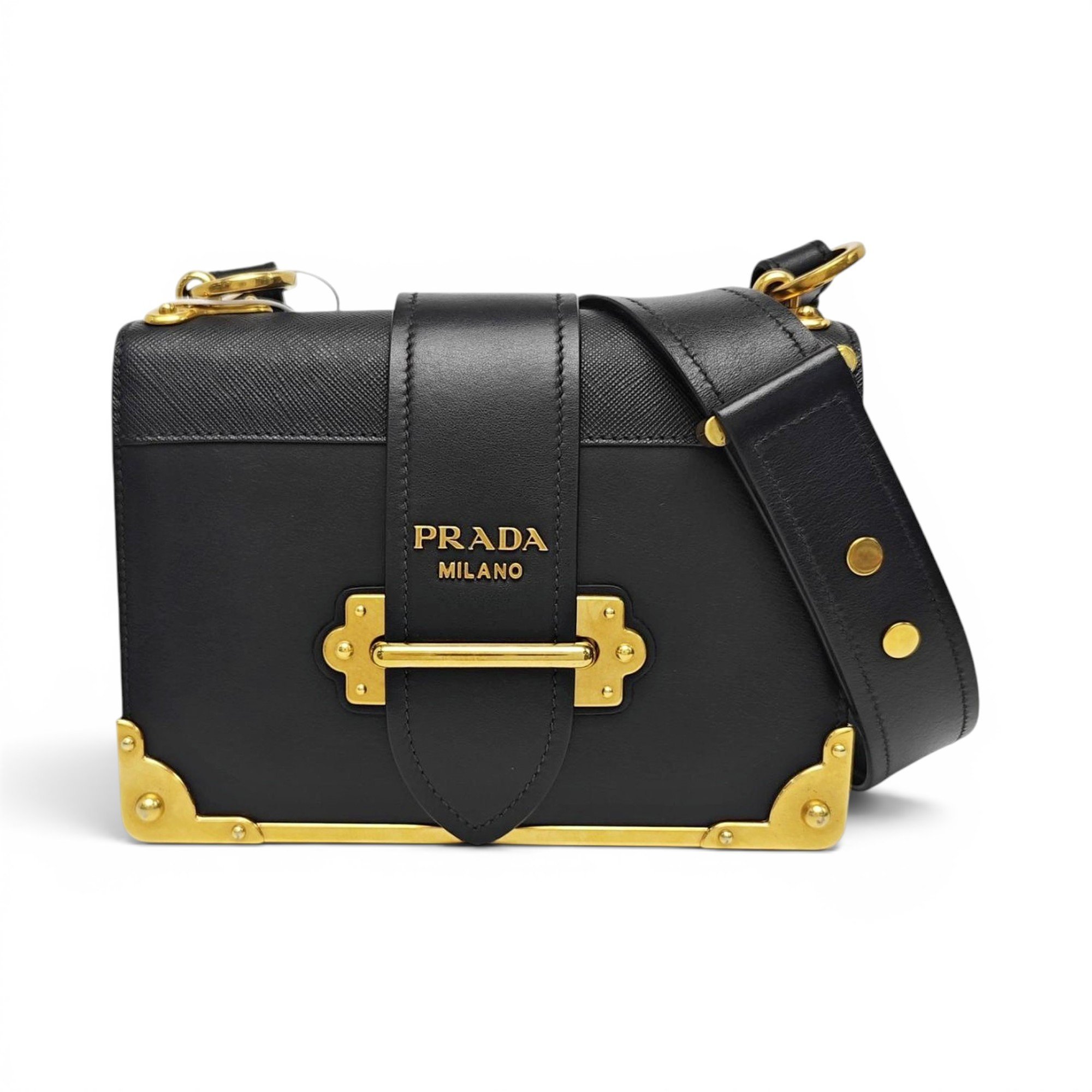 Cahier leather crossbody bag