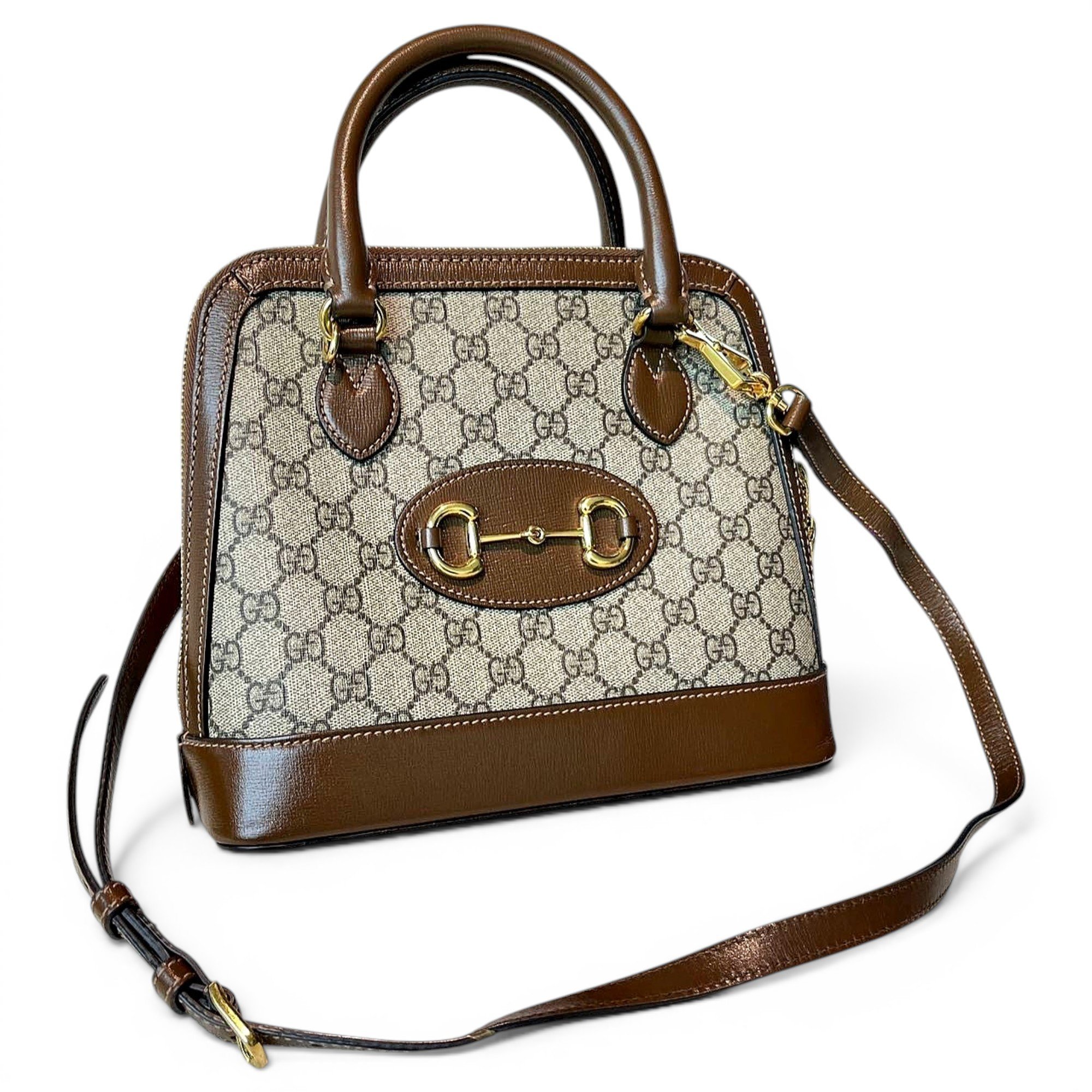 Handle Horsebit 1955 leather handbag