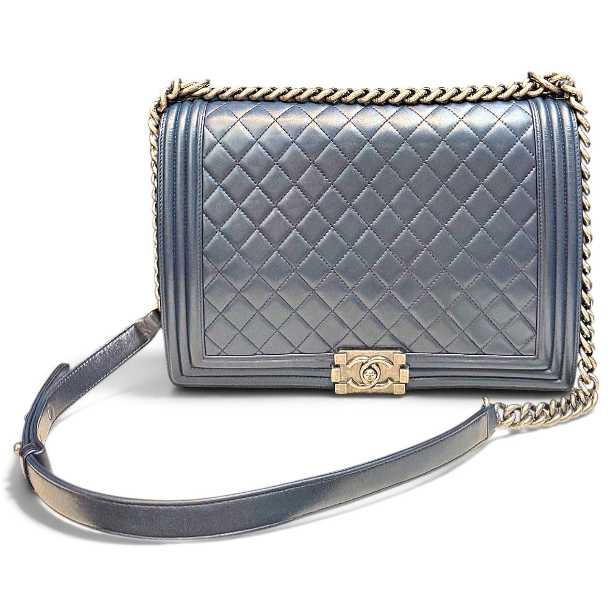 Boy leather crossbody bag