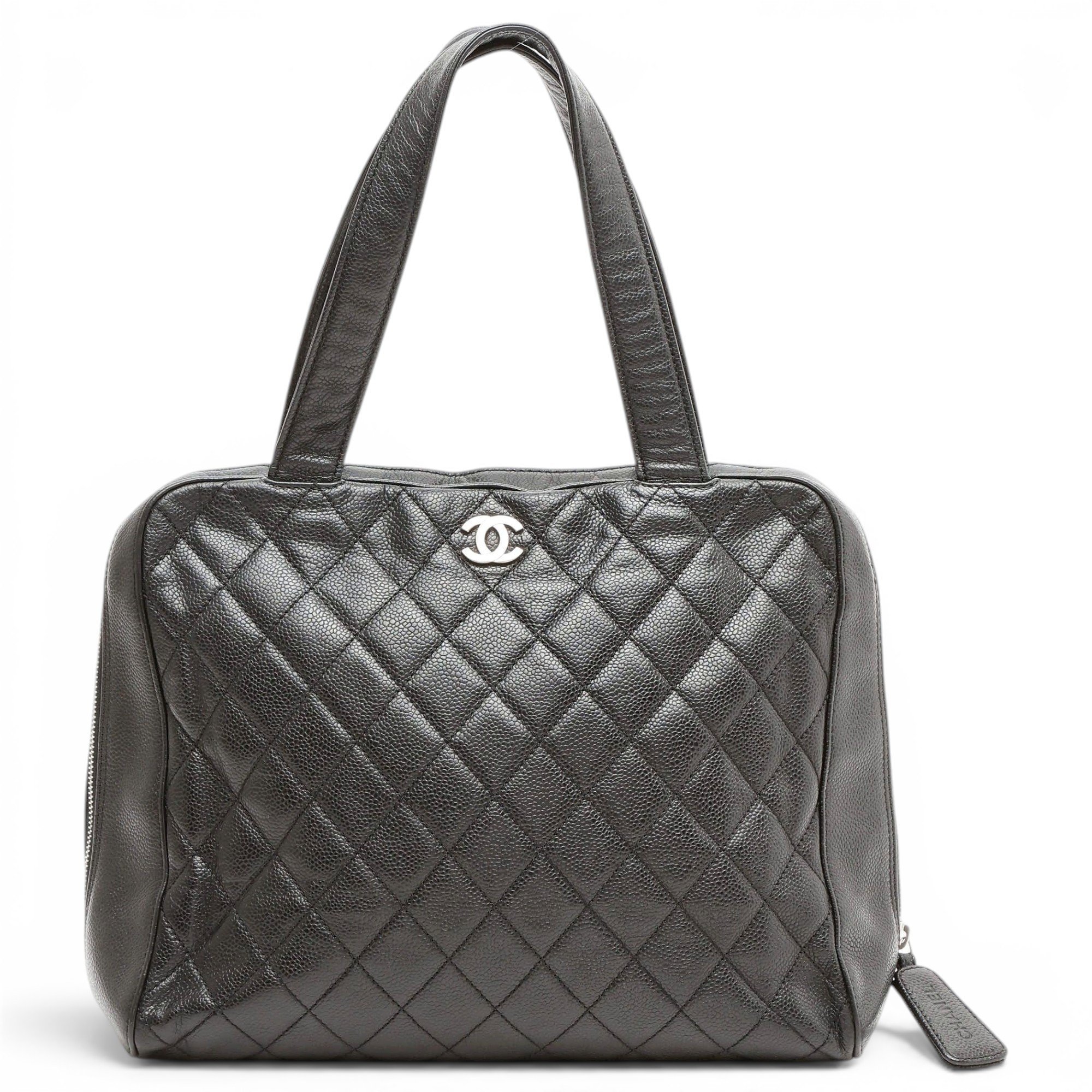 Trendy CC Bowler leather handbag