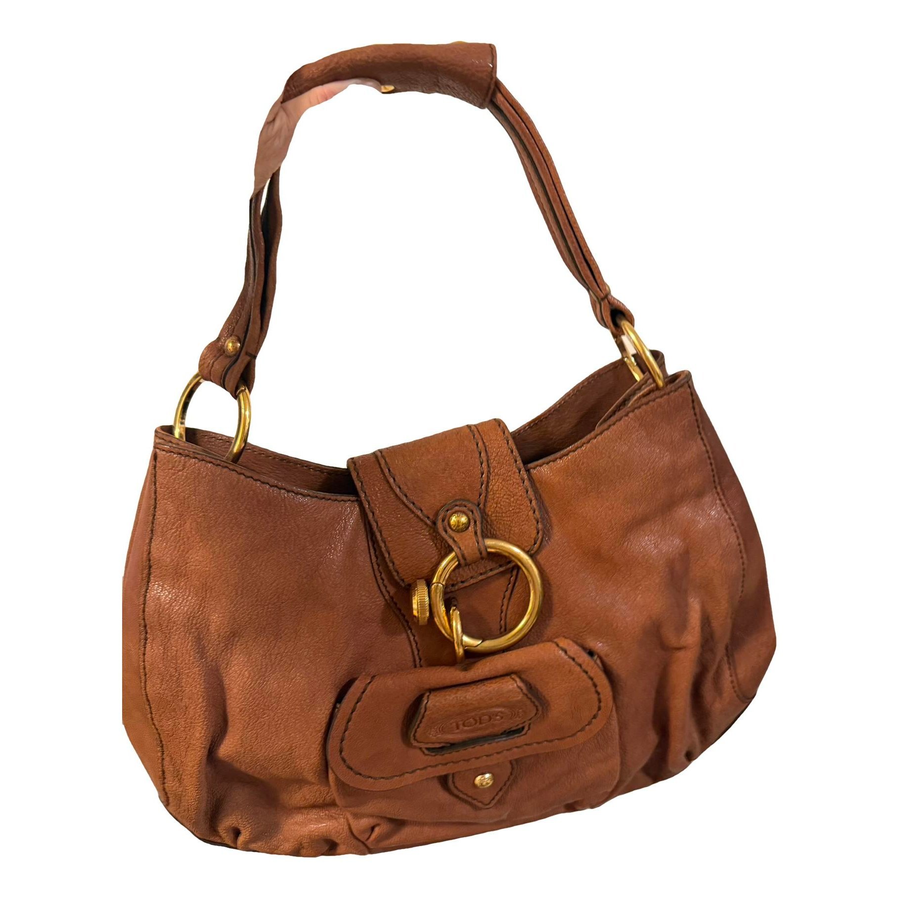 D Bag leather tote