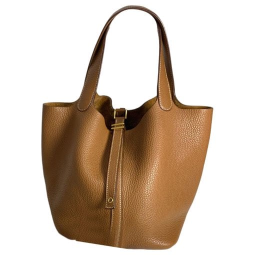 Picotin leather handbag